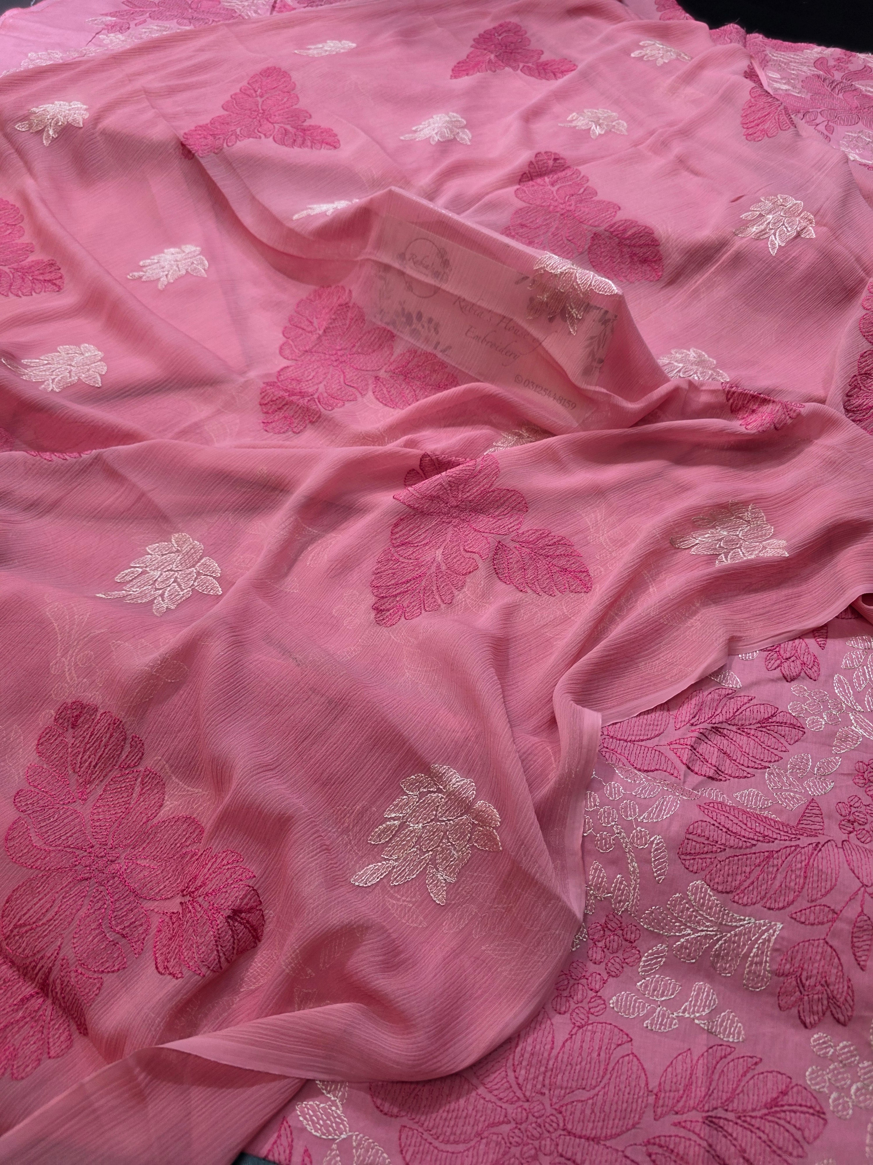 Bareeze lawn 3pc allover embroidered