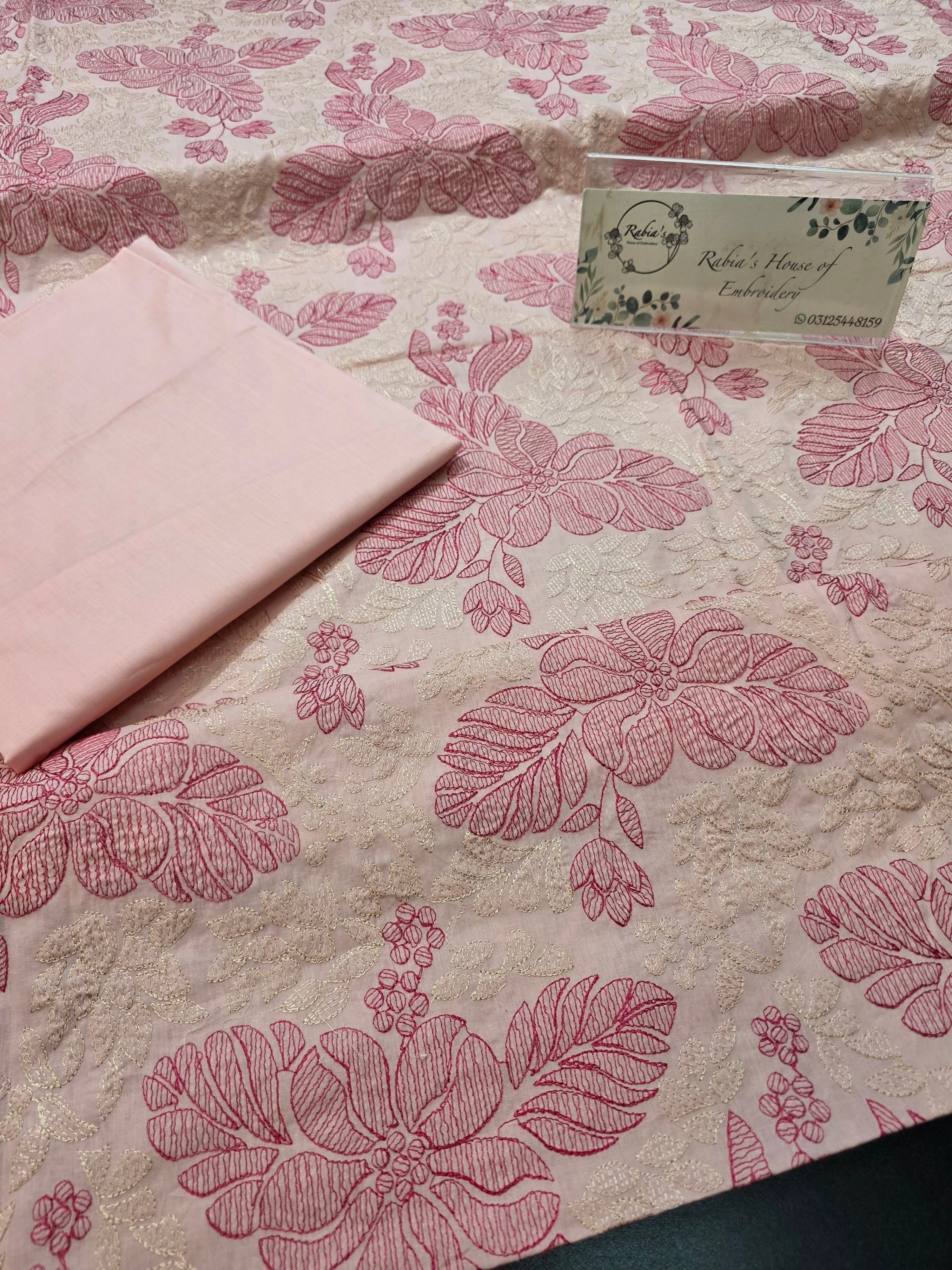 Bareeze lawn 3pc allover embroidered