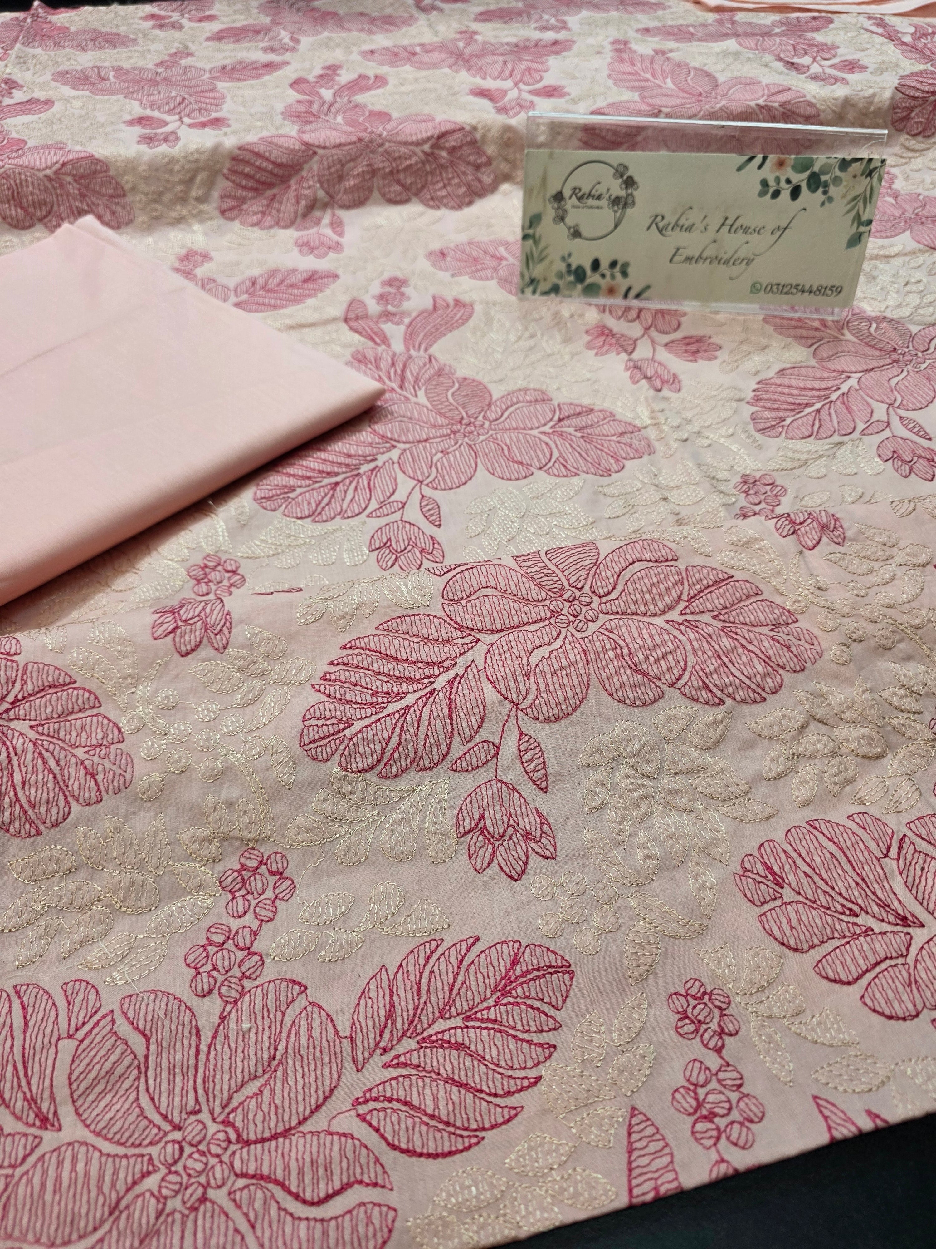 Bareeze lawn 3pc allover embroidered