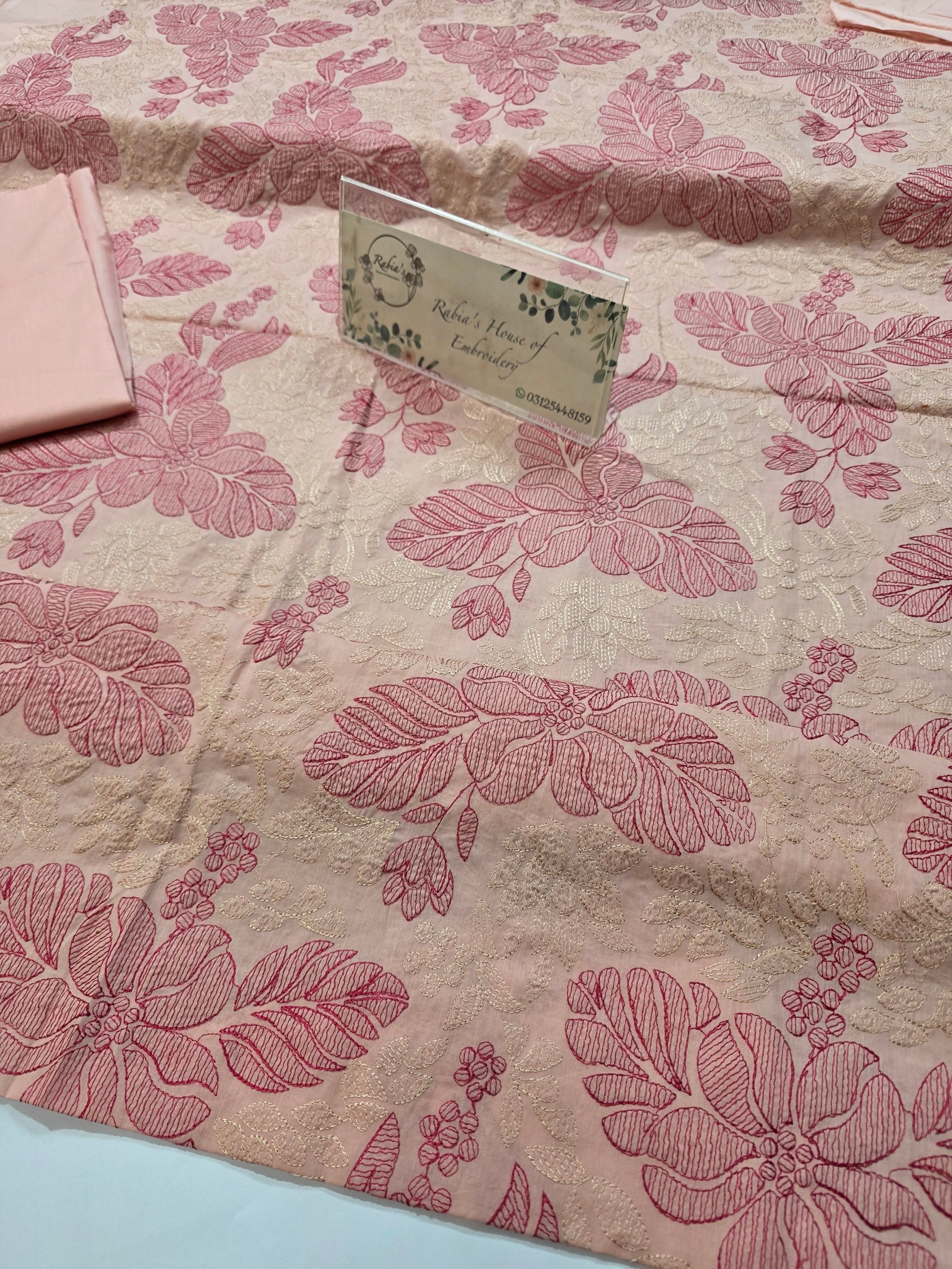 Bareeze lawn 3pc allover embroidered