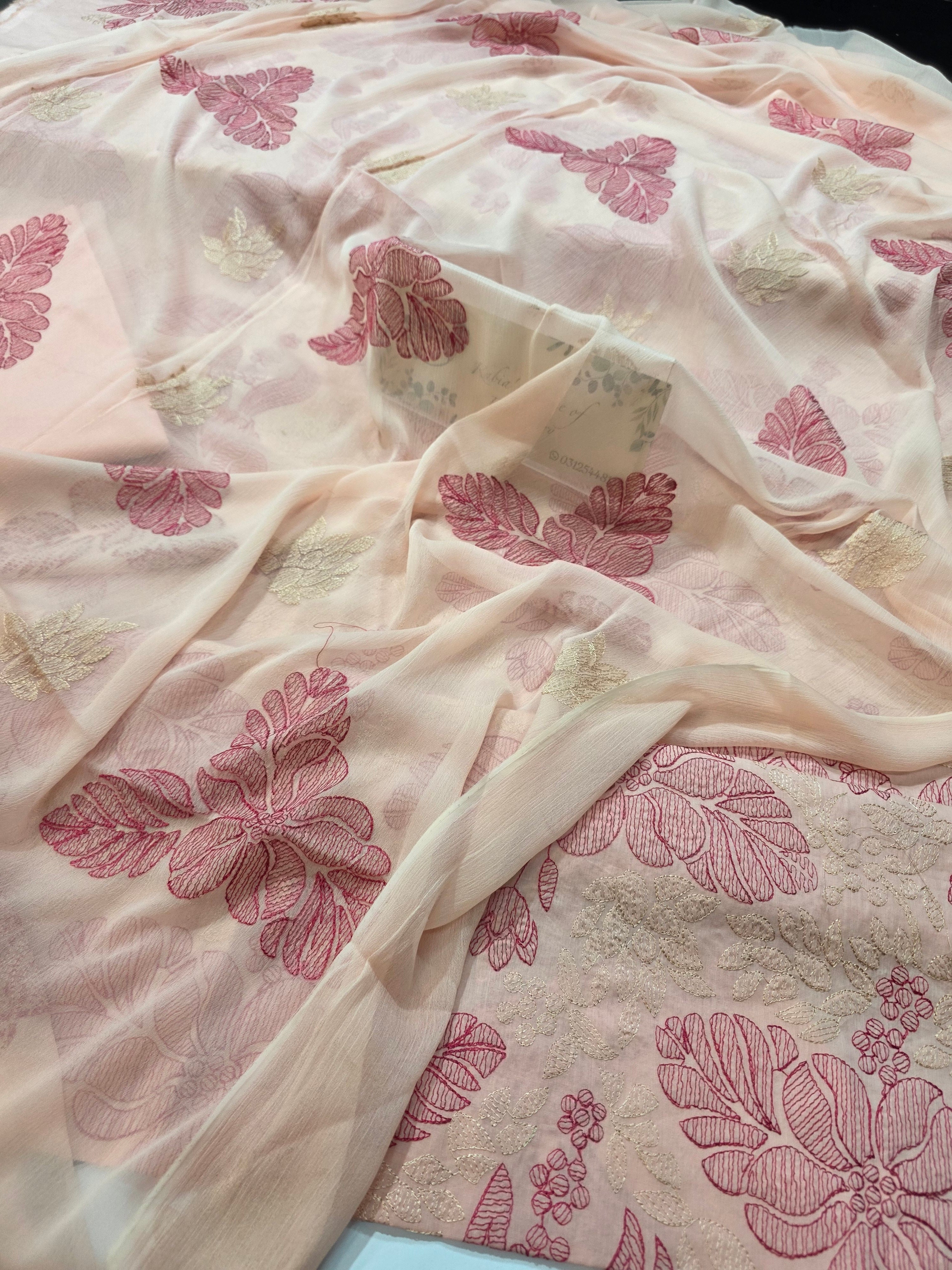 Bareeze lawn 3pc allover embroidered