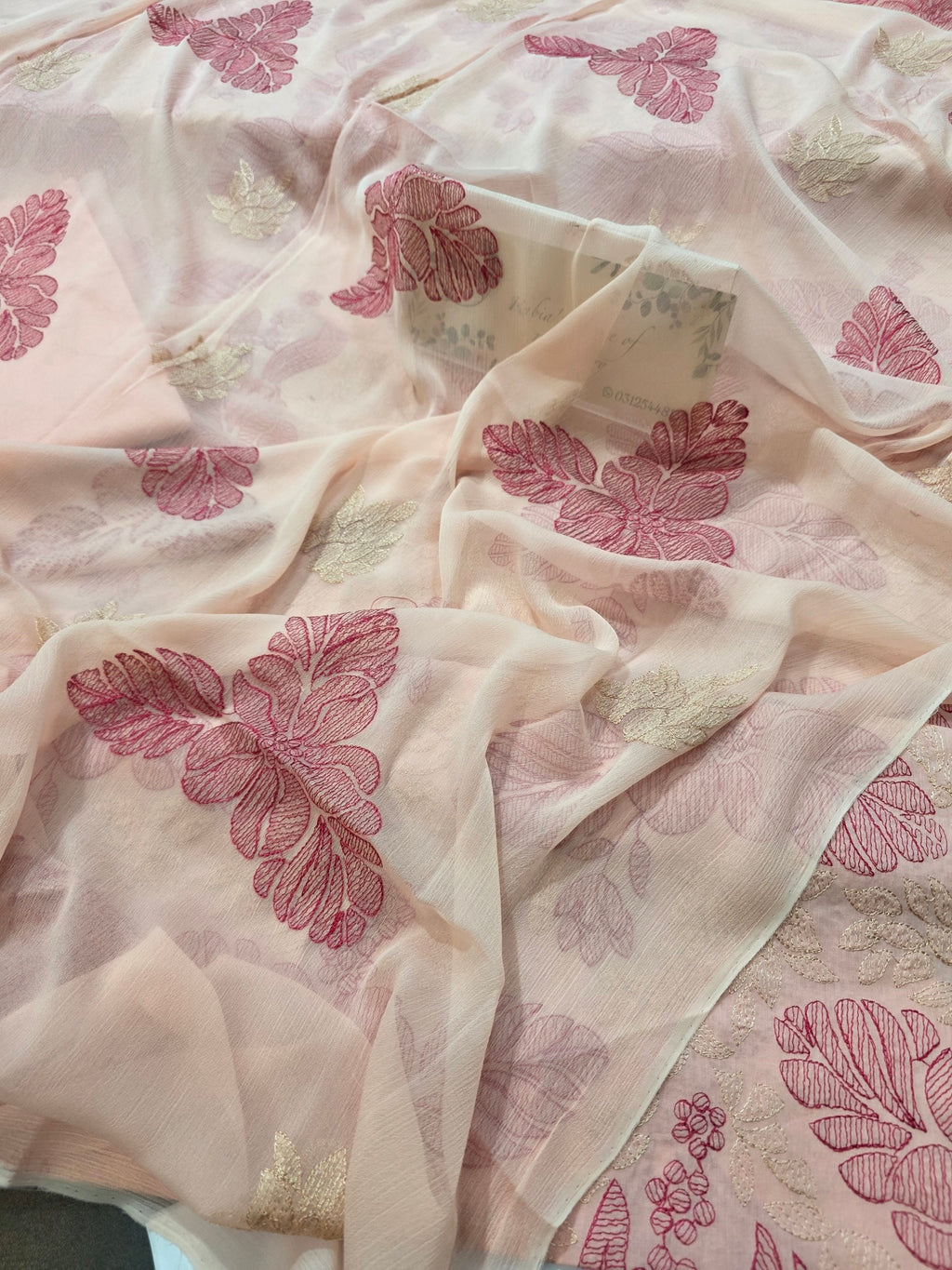 Bareeze lawn 3pc allover embroidered