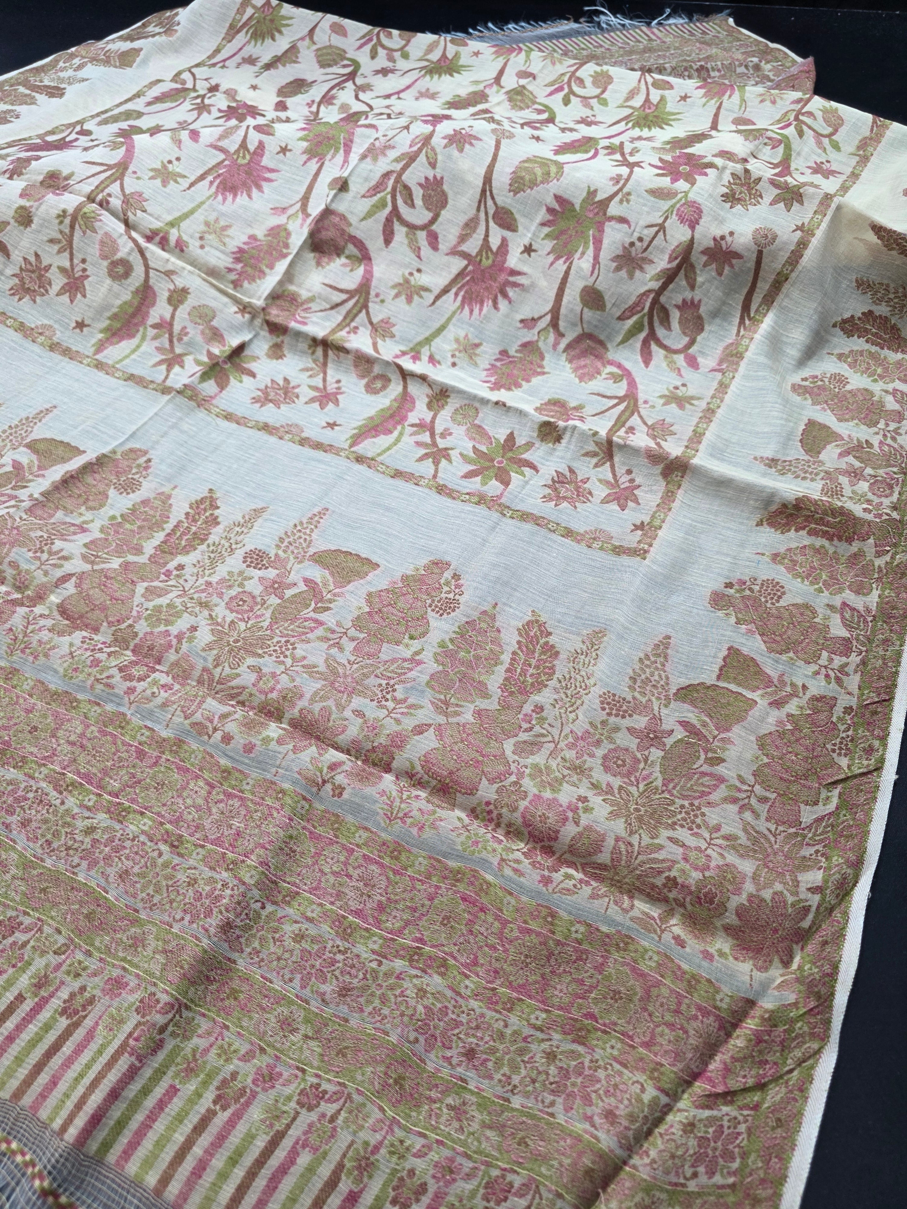 Handmade lawn kani shawl