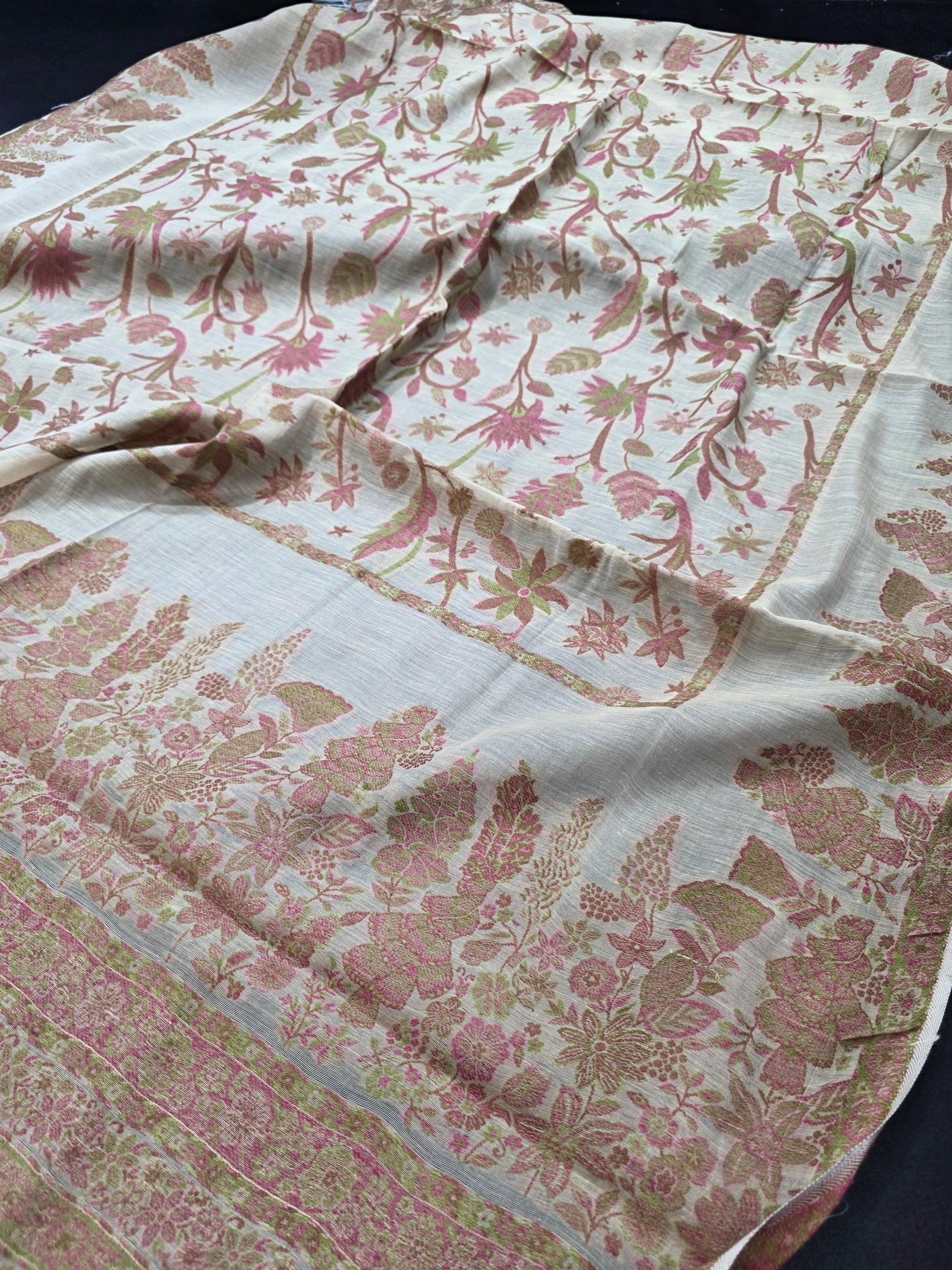 Handmade lawn kani shawl