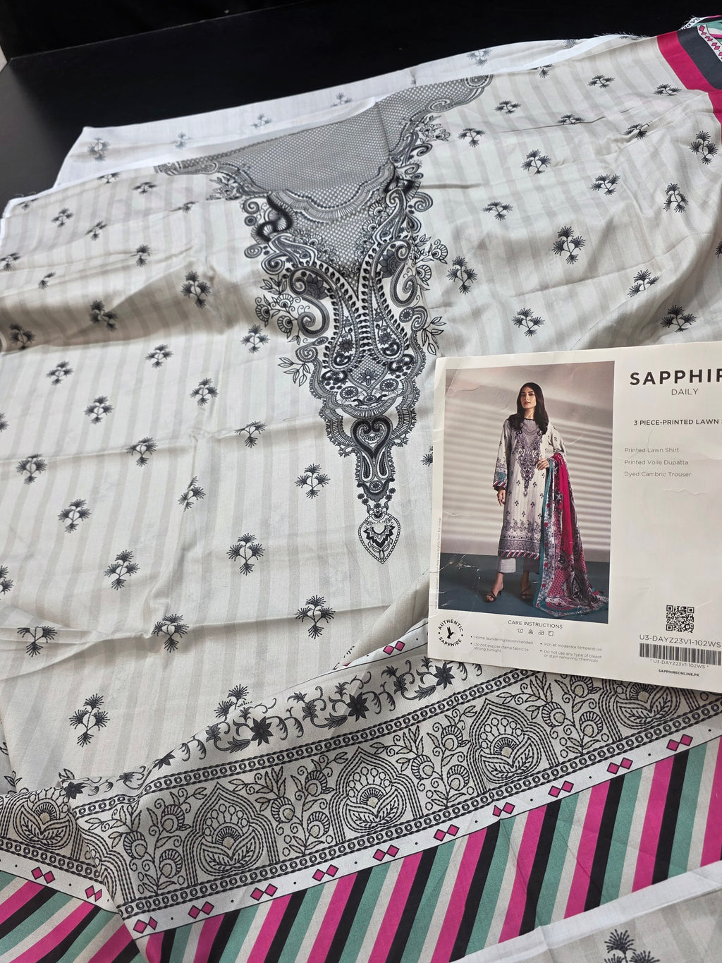 Sapphire printed