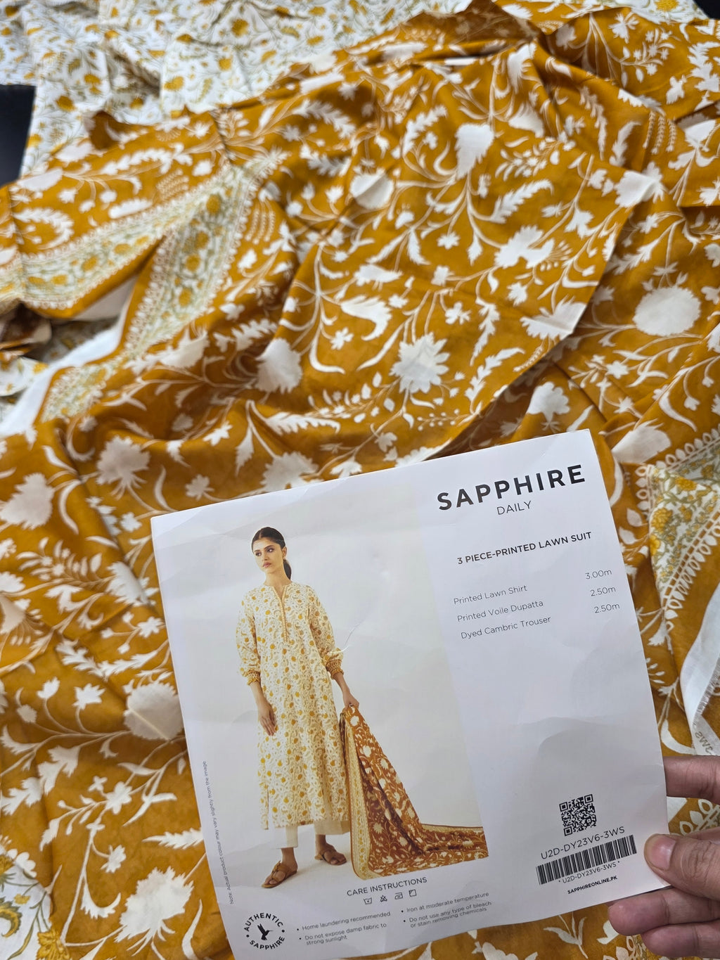 Sapphire printed