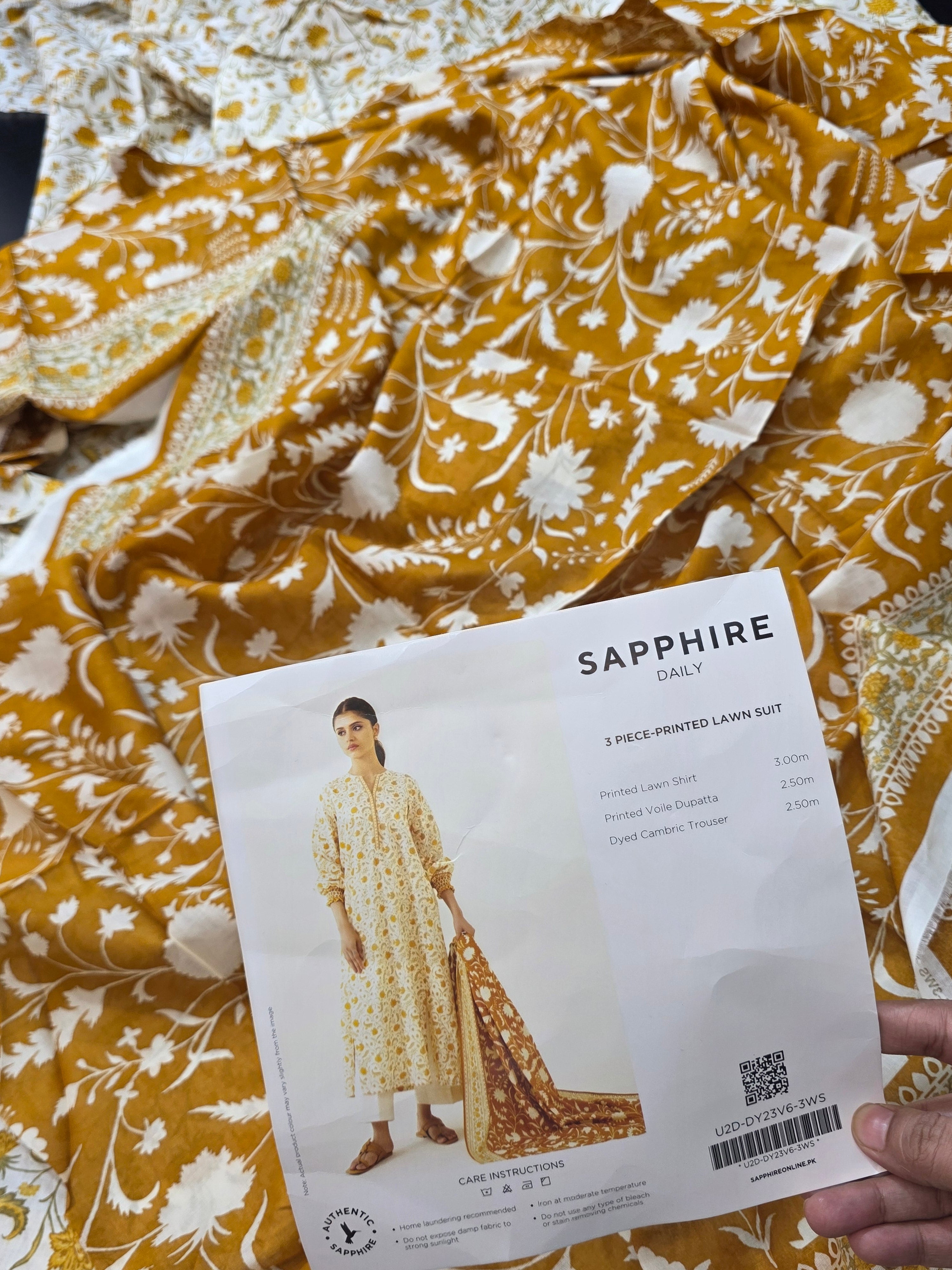 Sapphire printed