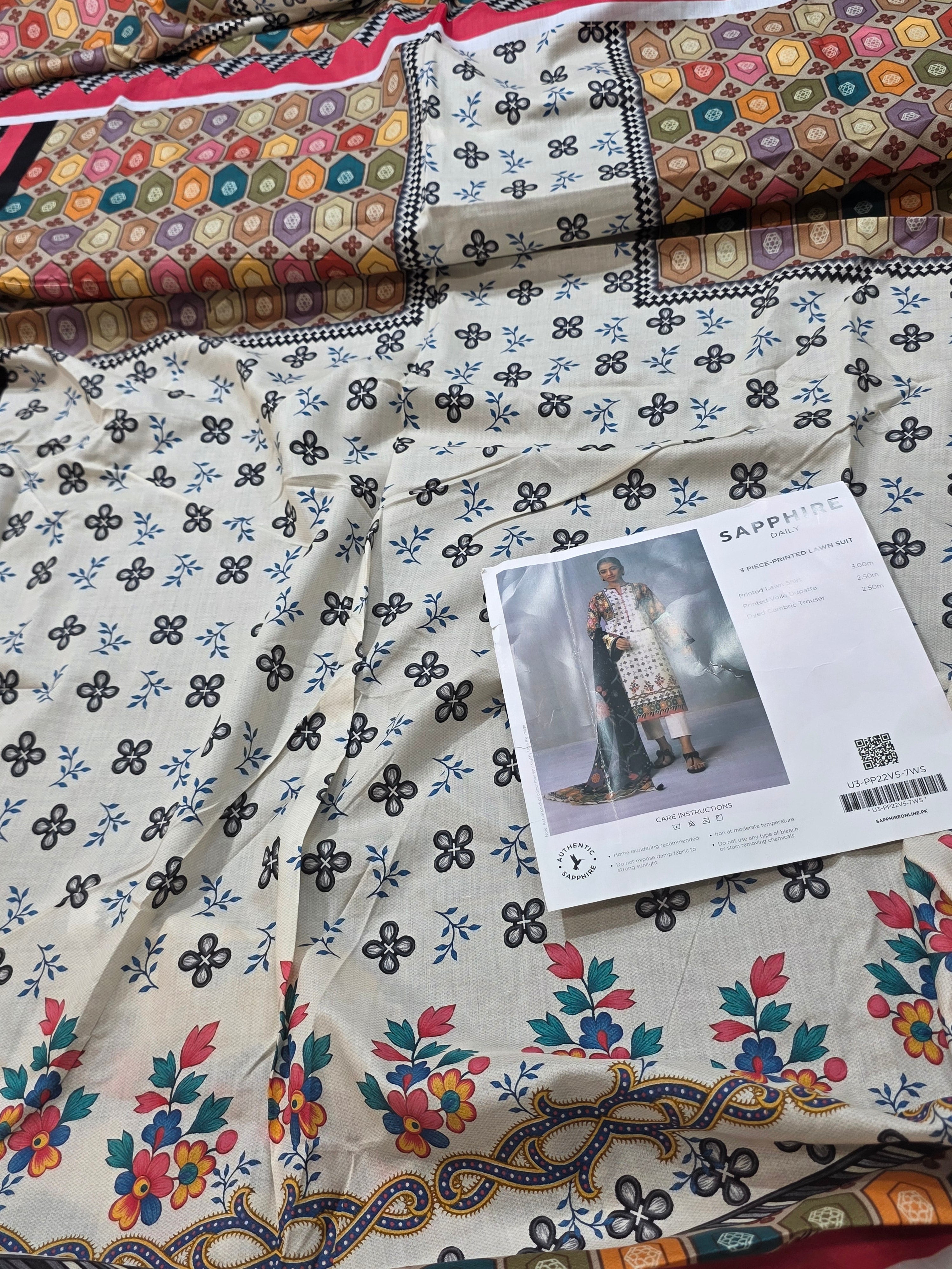 Sapphire printed