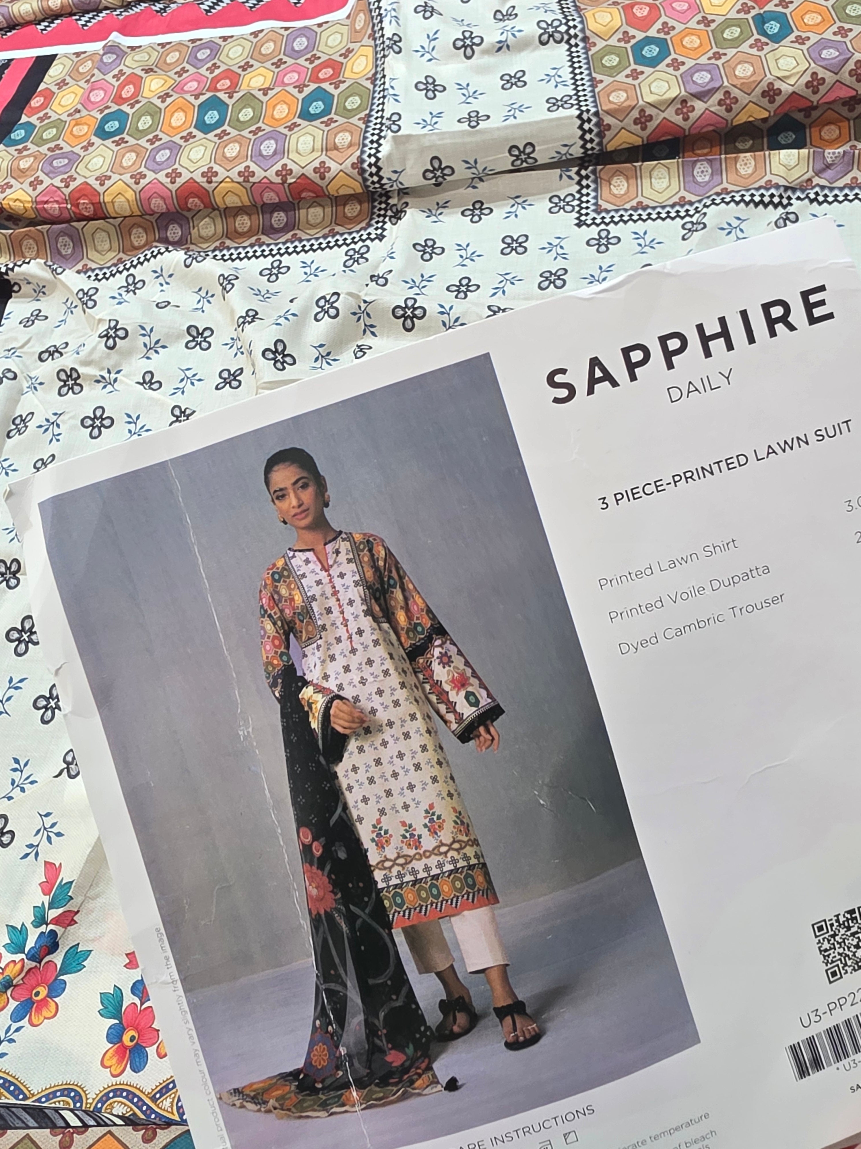 Sapphire printed
