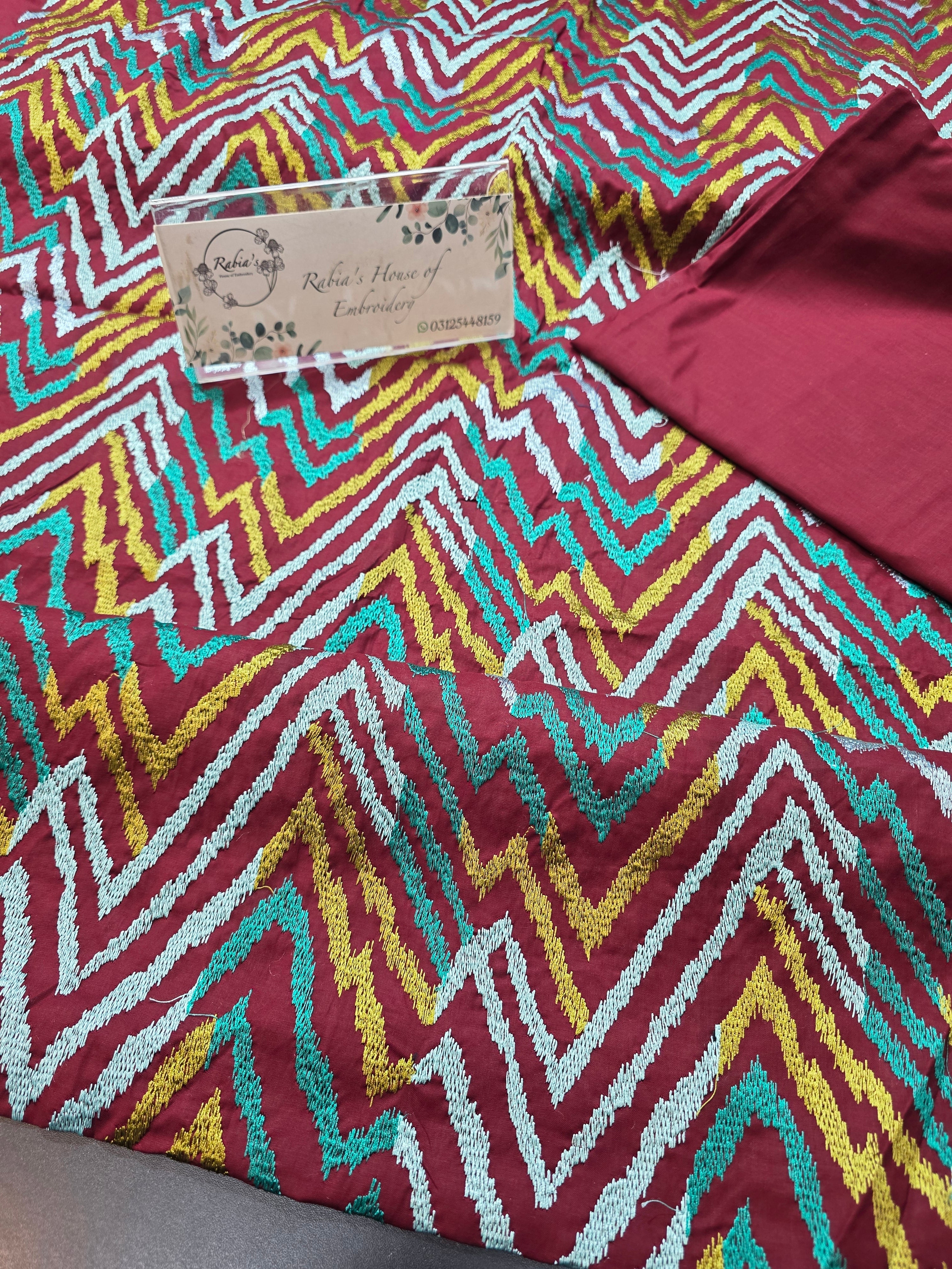 Bareeze lawn 3pc allover embroidered