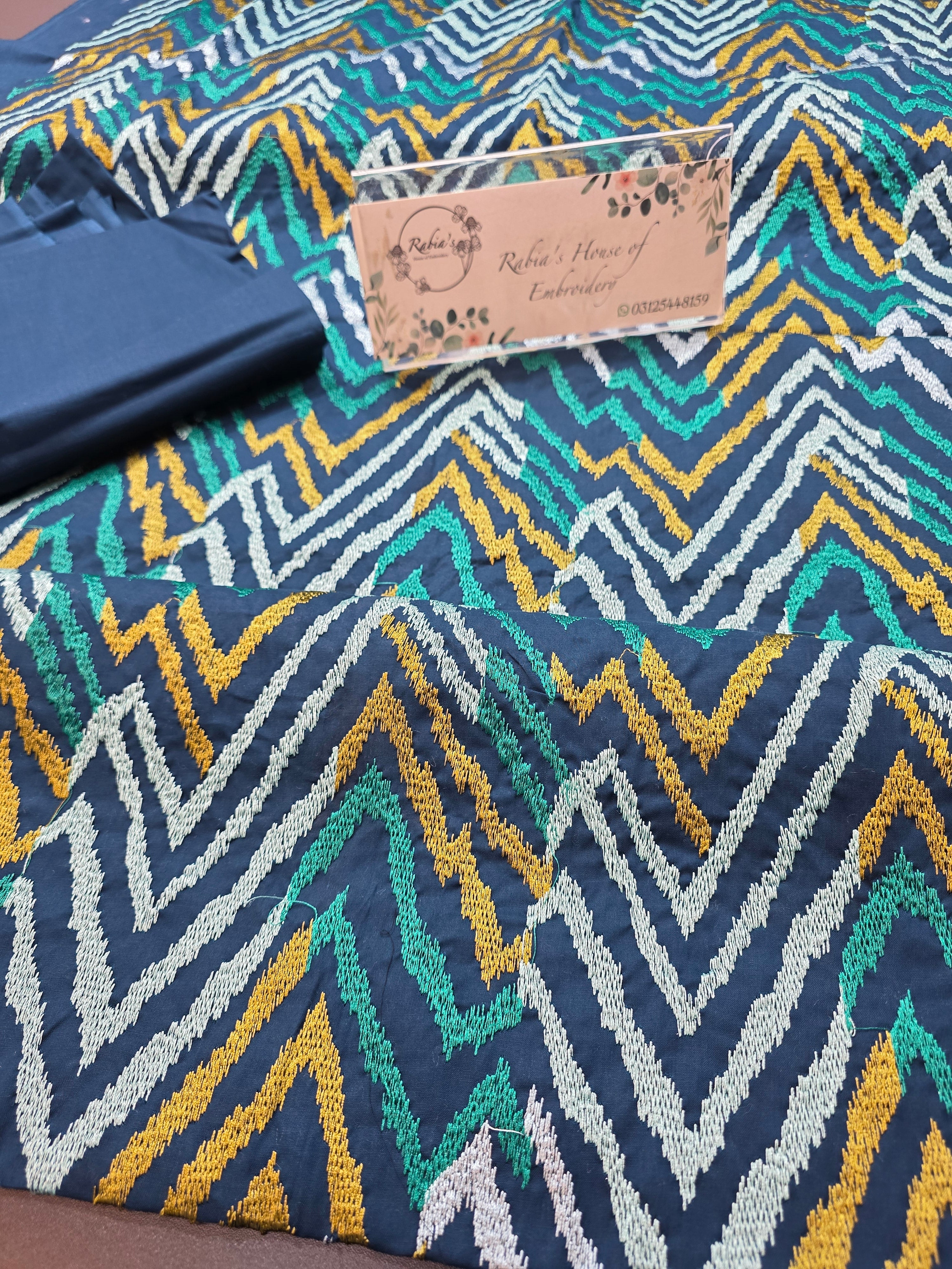 Bareeze lawn 3pc allover embroidered