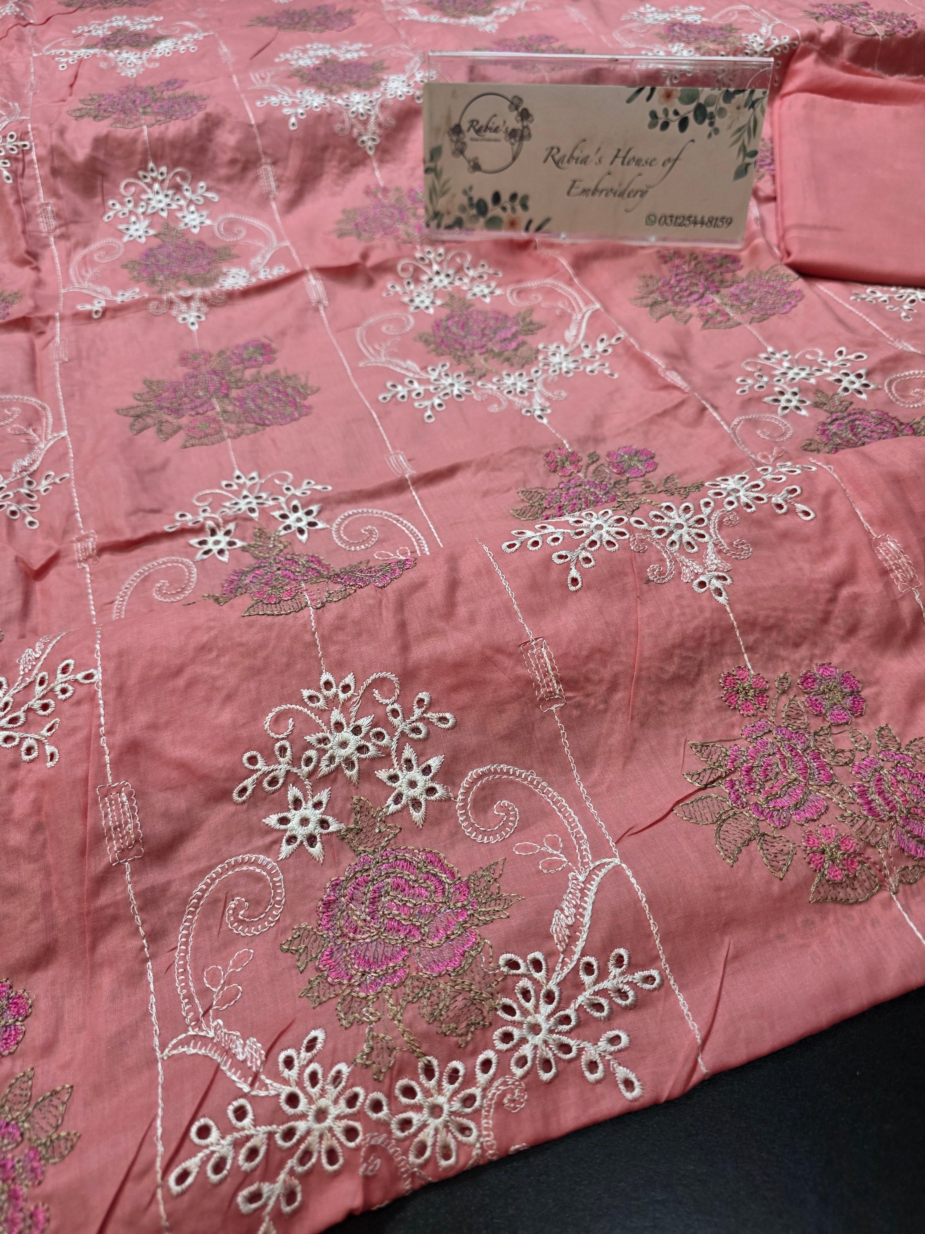 Bareeze lawn 3pc allover embroidered