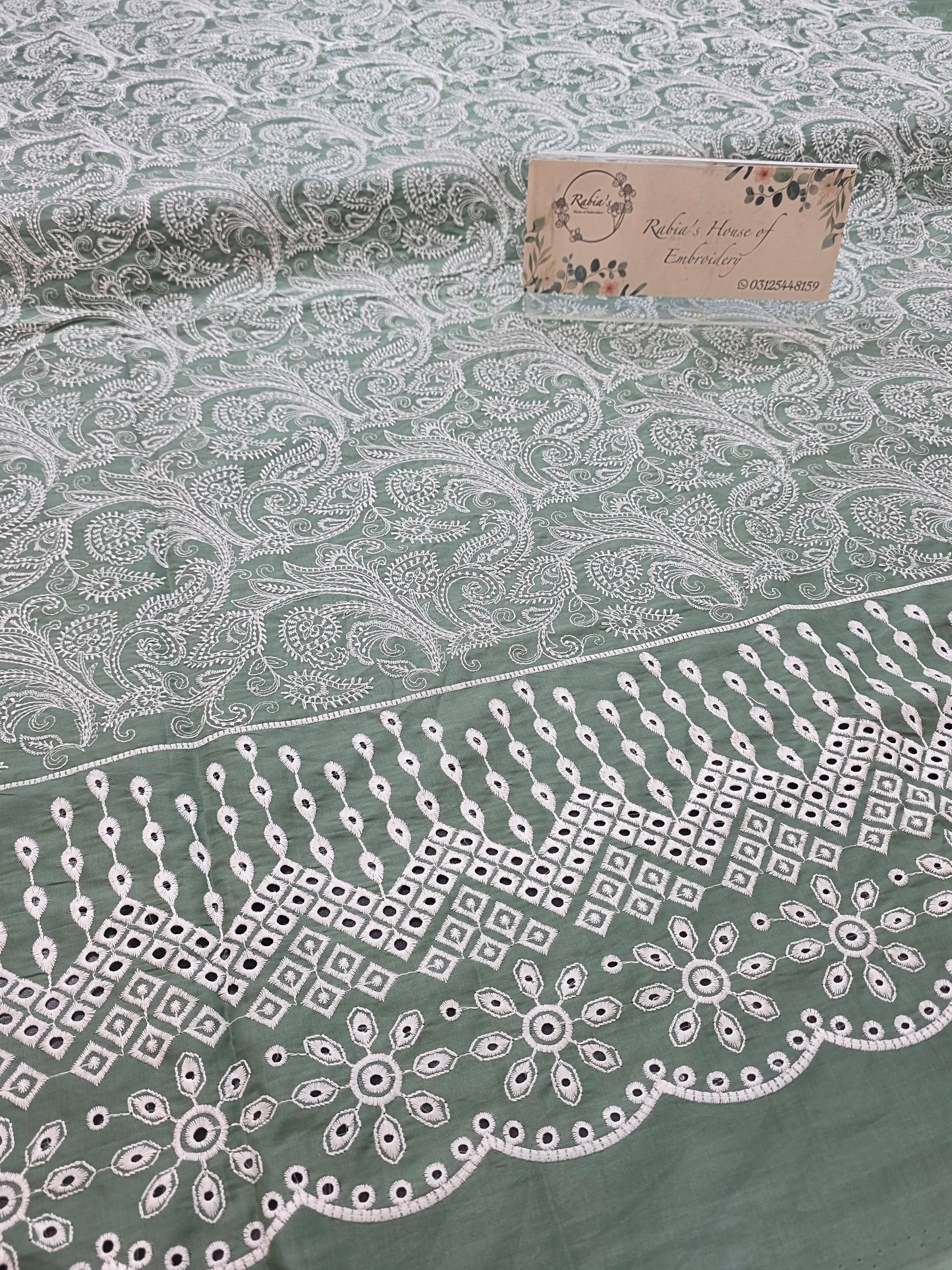 Lawn 4pc with chiffon duppatta