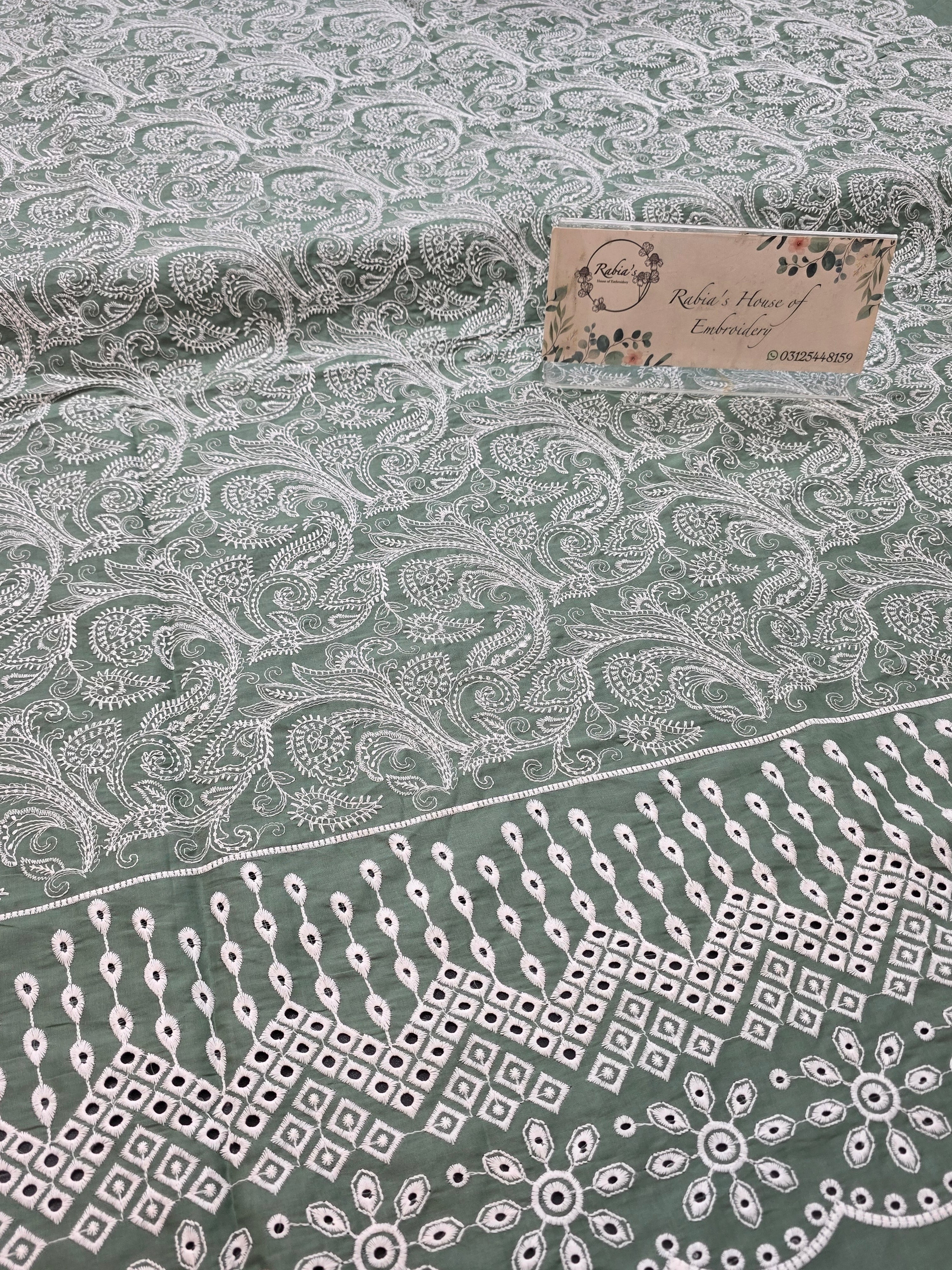 Lawn 4pc with chiffon duppatta