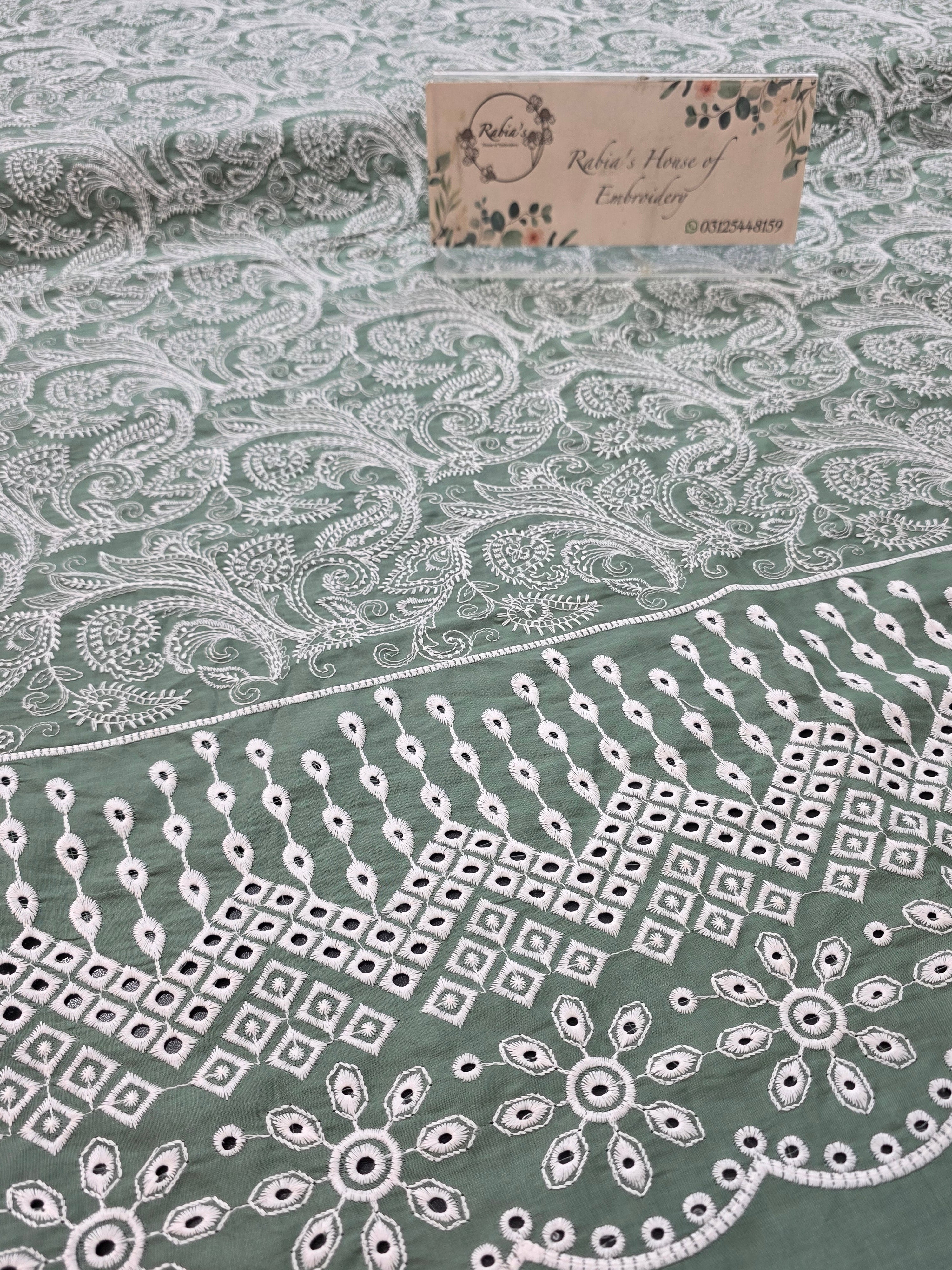Lawn 4pc with chiffon duppatta