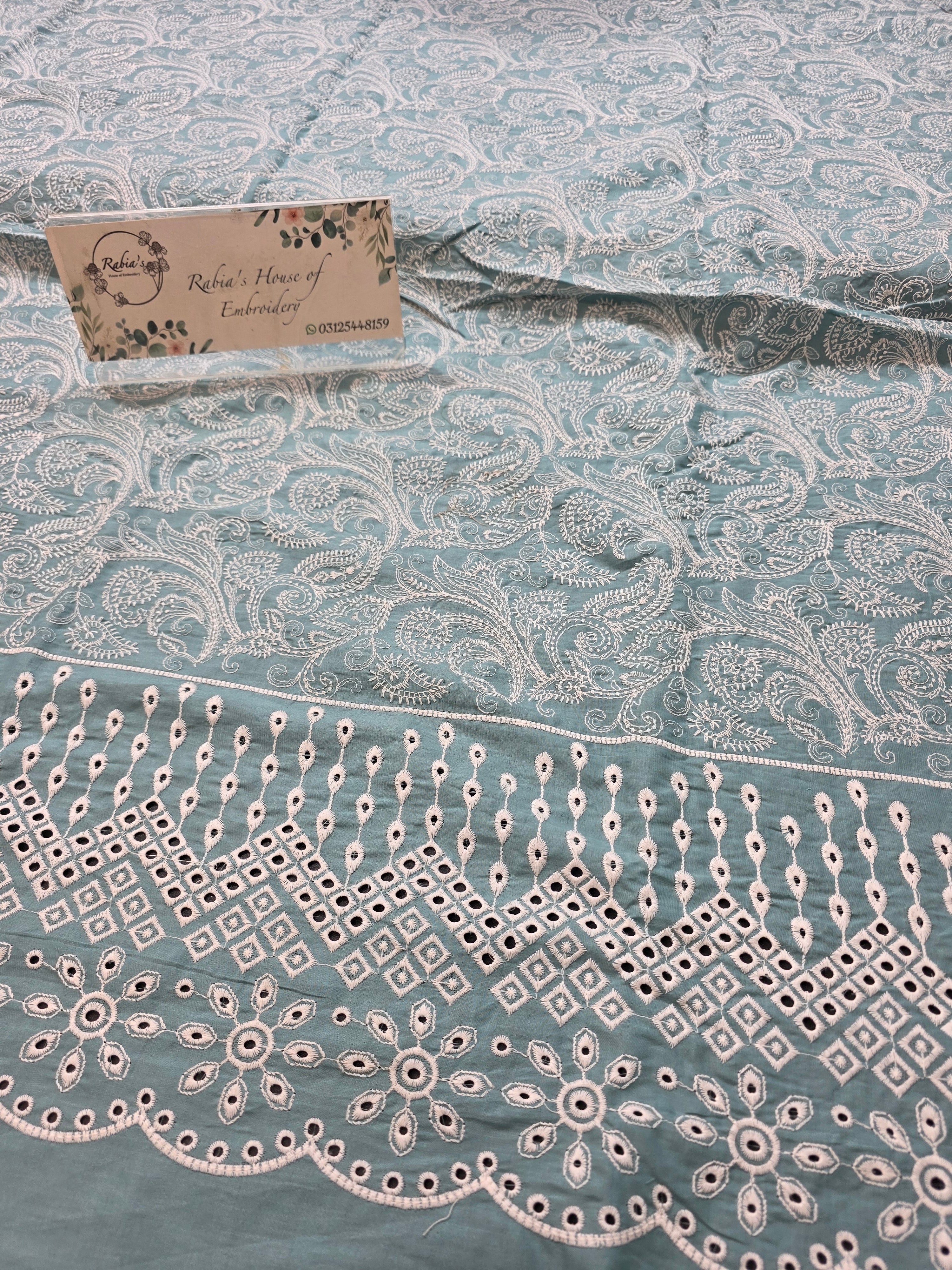 Lawn 4pc with chiffon duppatta