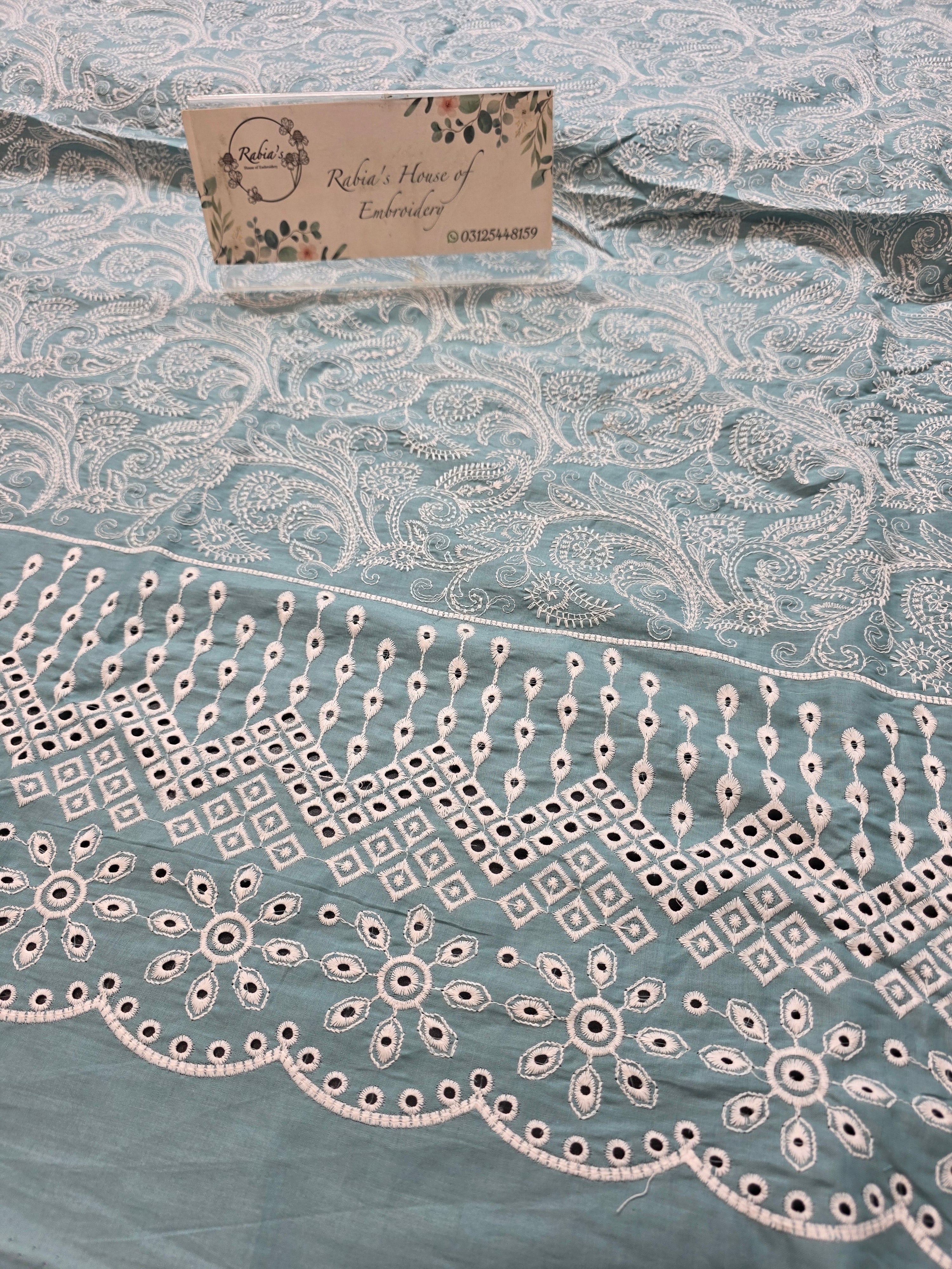 Lawn 4pc with chiffon duppatta