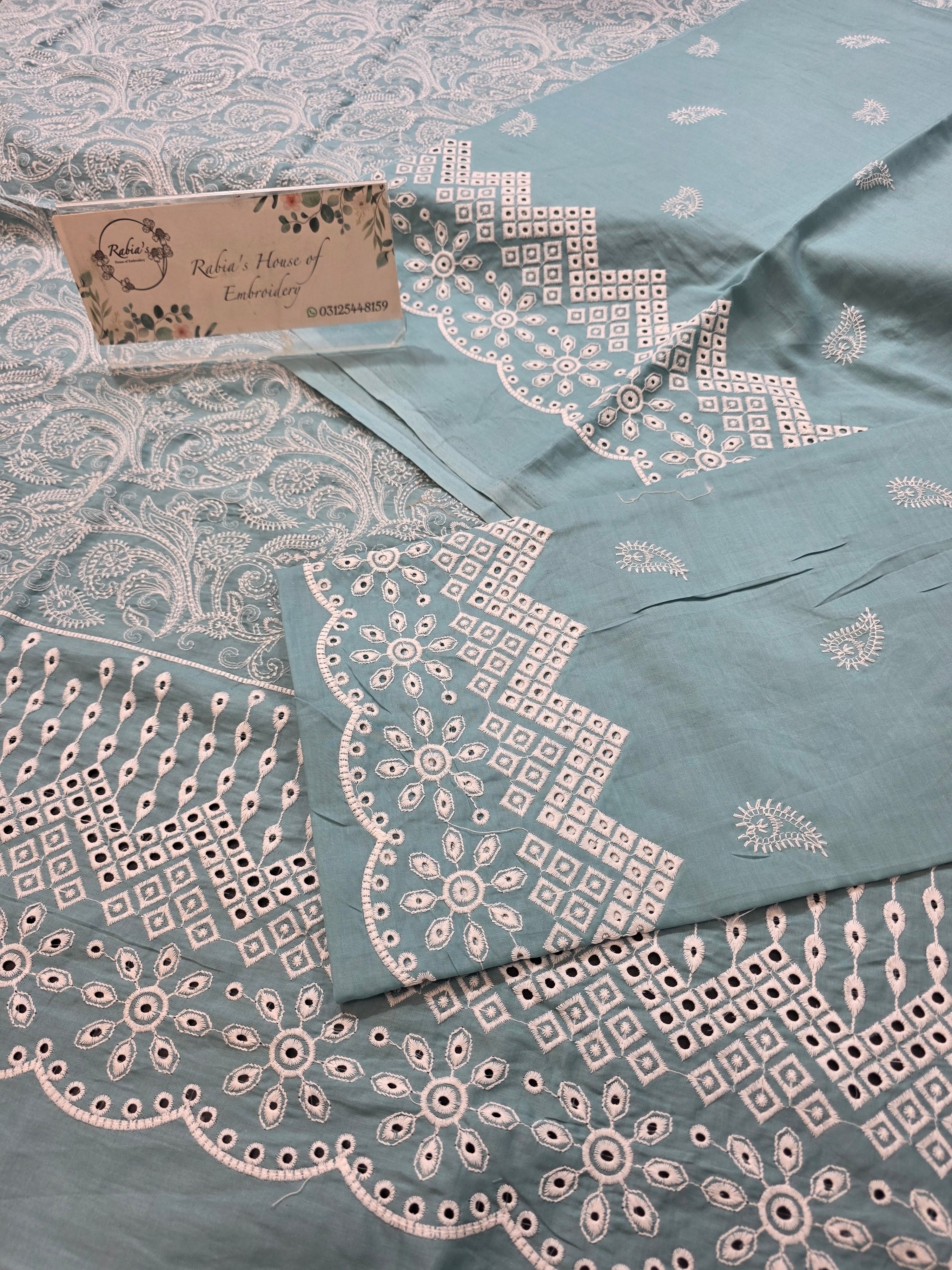 Lawn 4pc with chiffon duppatta