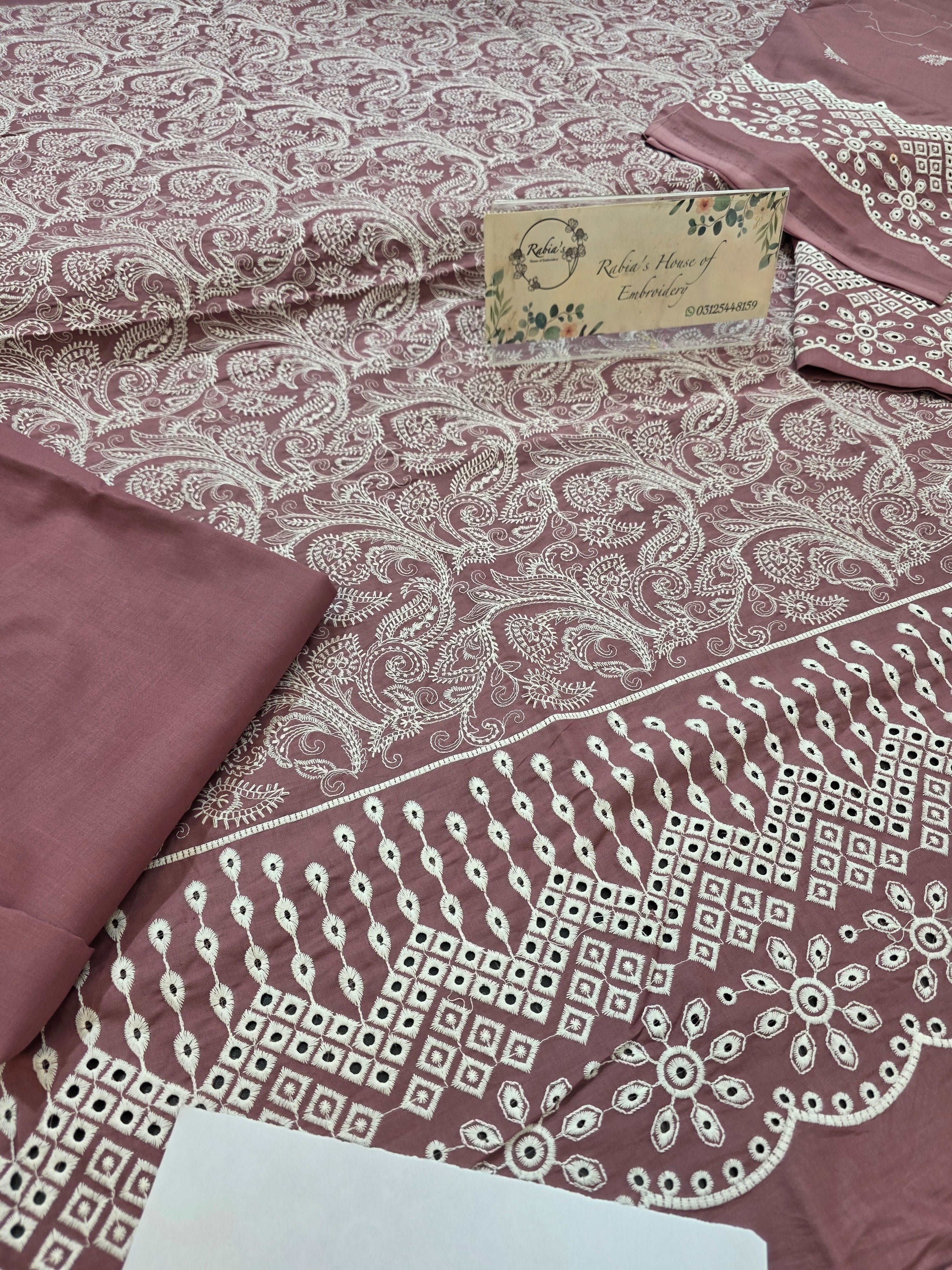 Lawn 4pc with chiffon duppatta