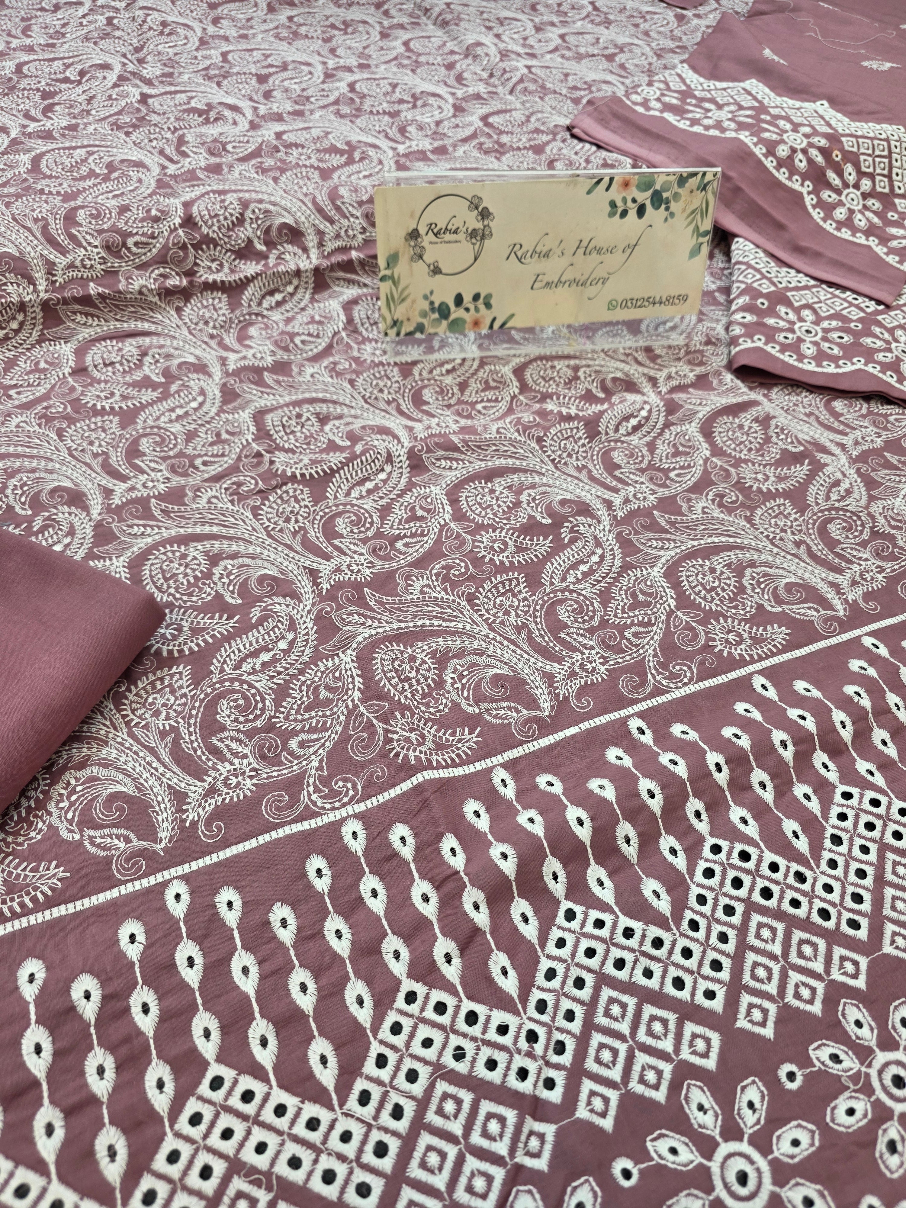 Lawn 4pc with chiffon duppatta