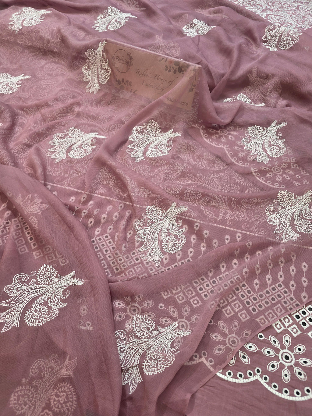 Lawn 4pc with chiffon duppatta