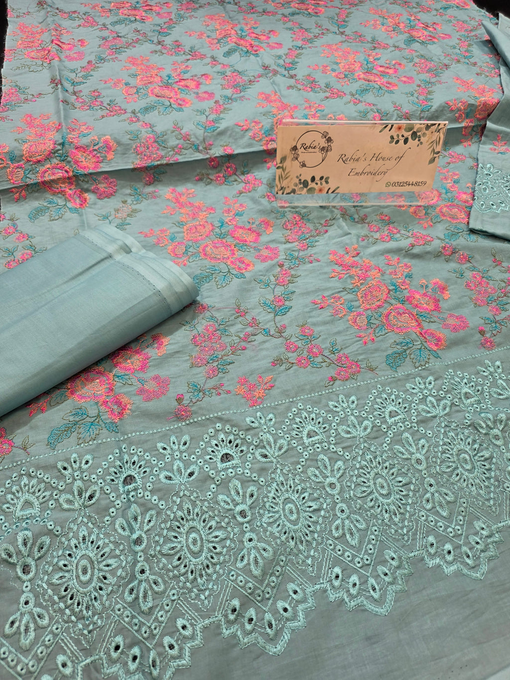 Lawn 4pc with chiffon duppatta