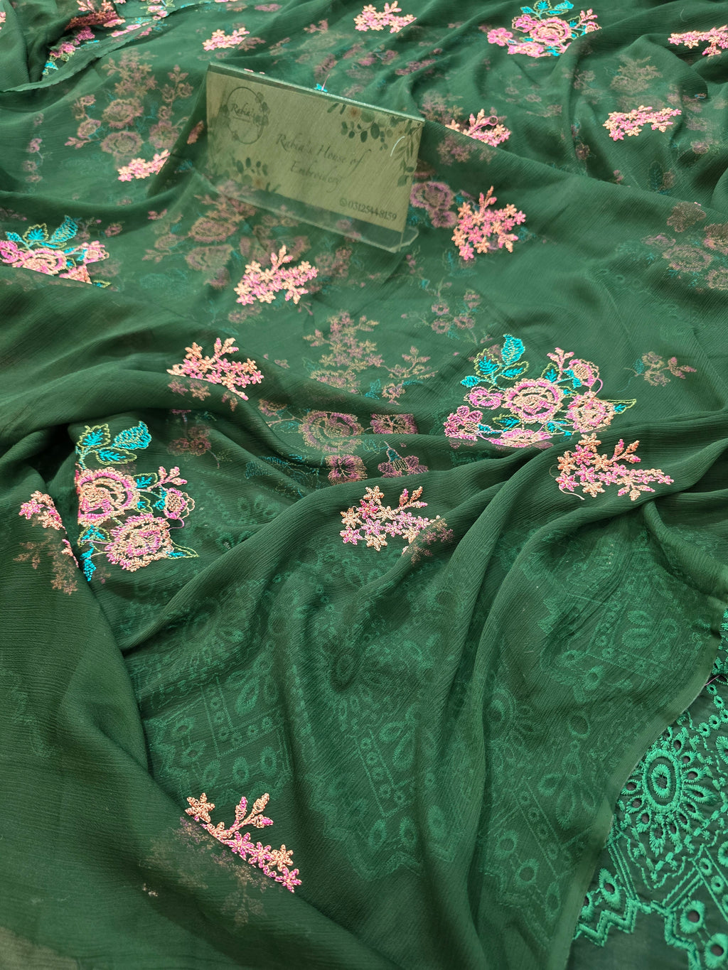 Lawn 4pc with chiffon duppatta
