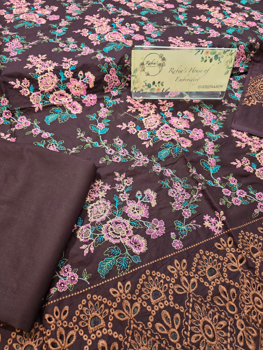 Lawn 4pc with chiffon duppatta