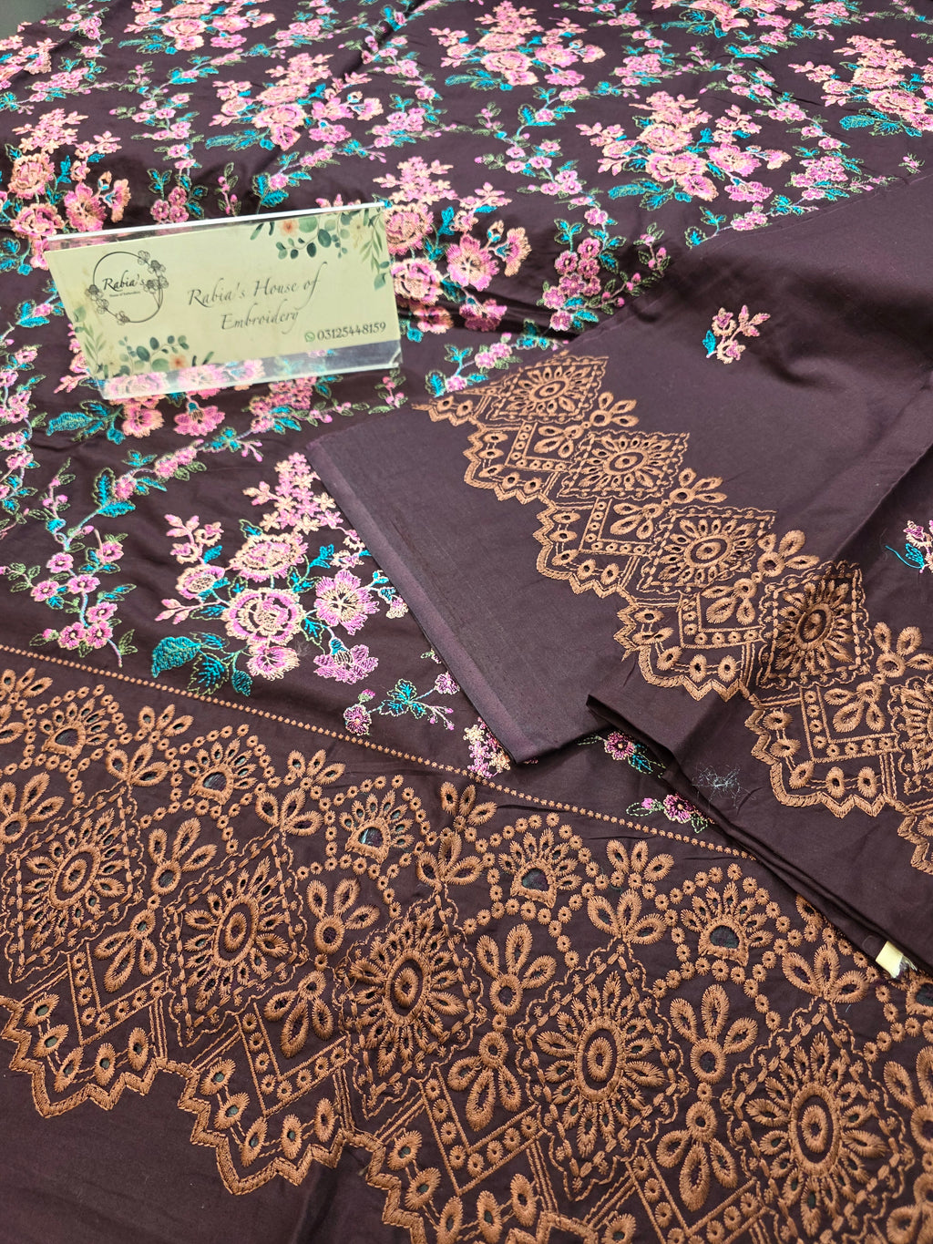 Lawn 4pc with chiffon duppatta