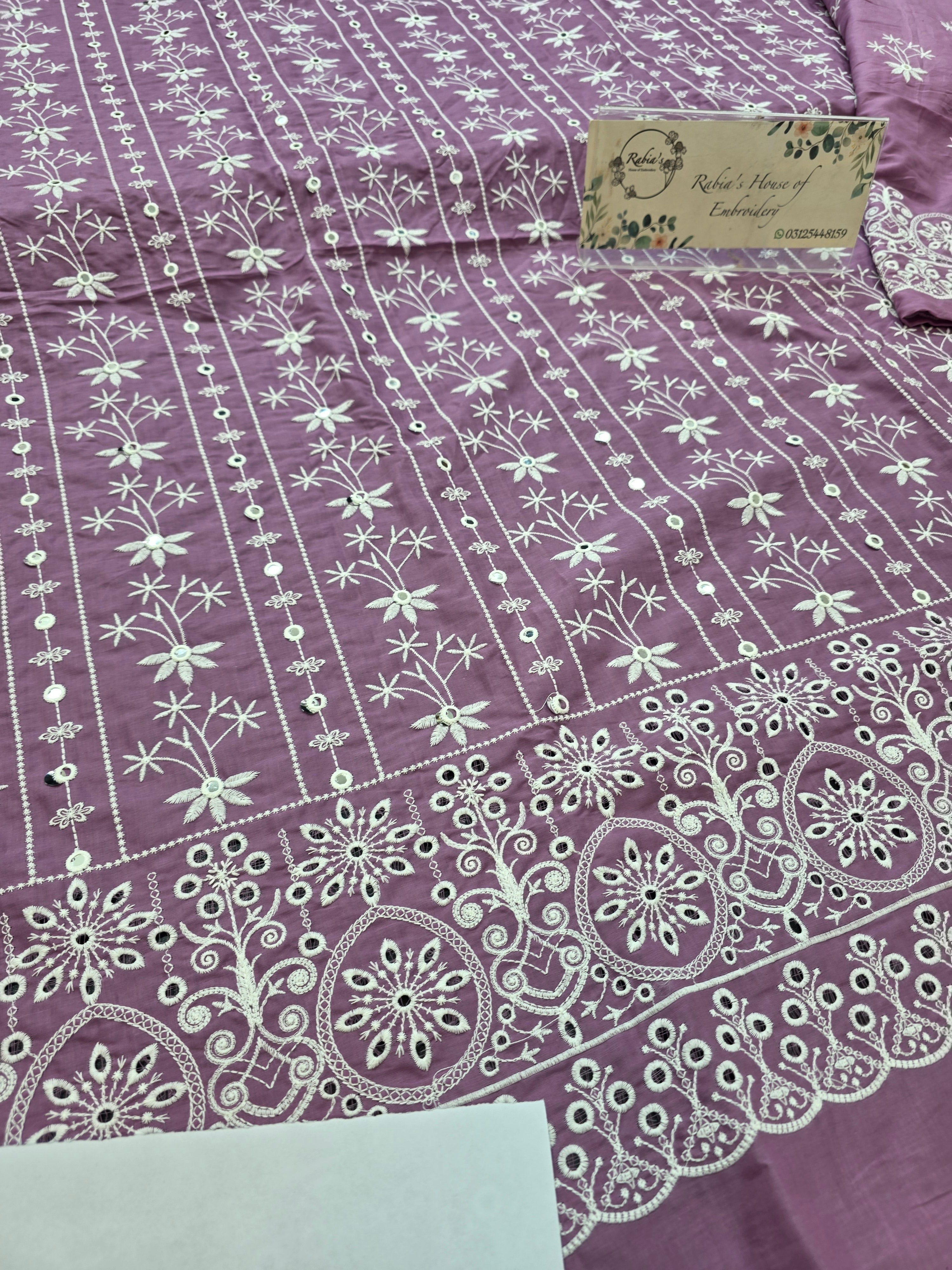 Lawn 4pc with chiffon duppatta