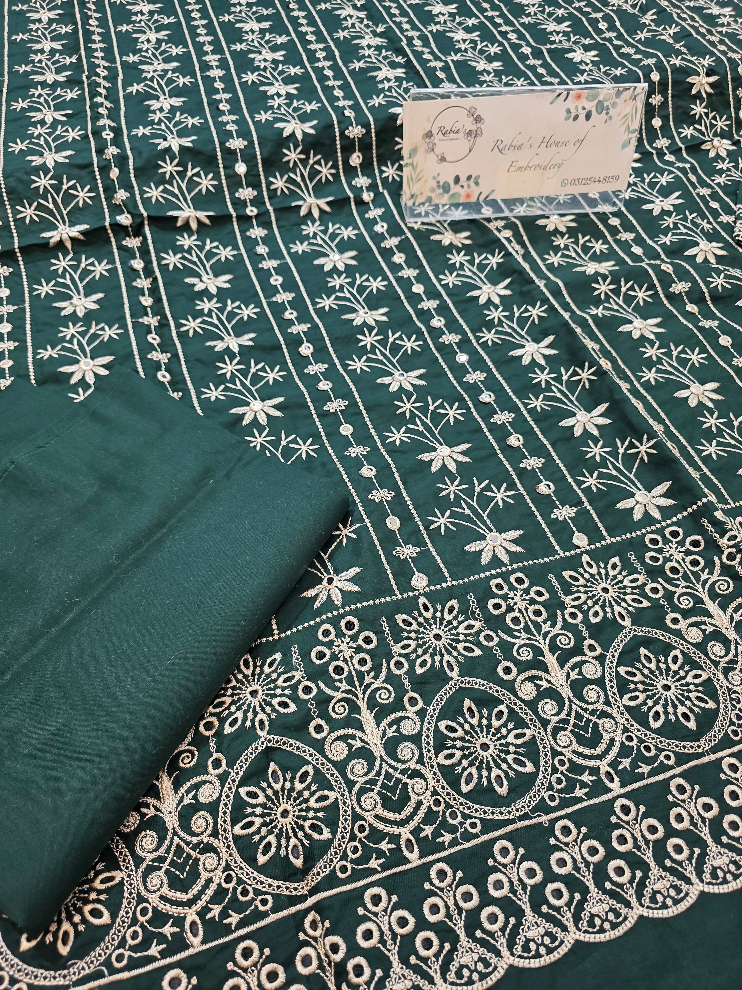 Lawn 4pc with chiffon duppatta