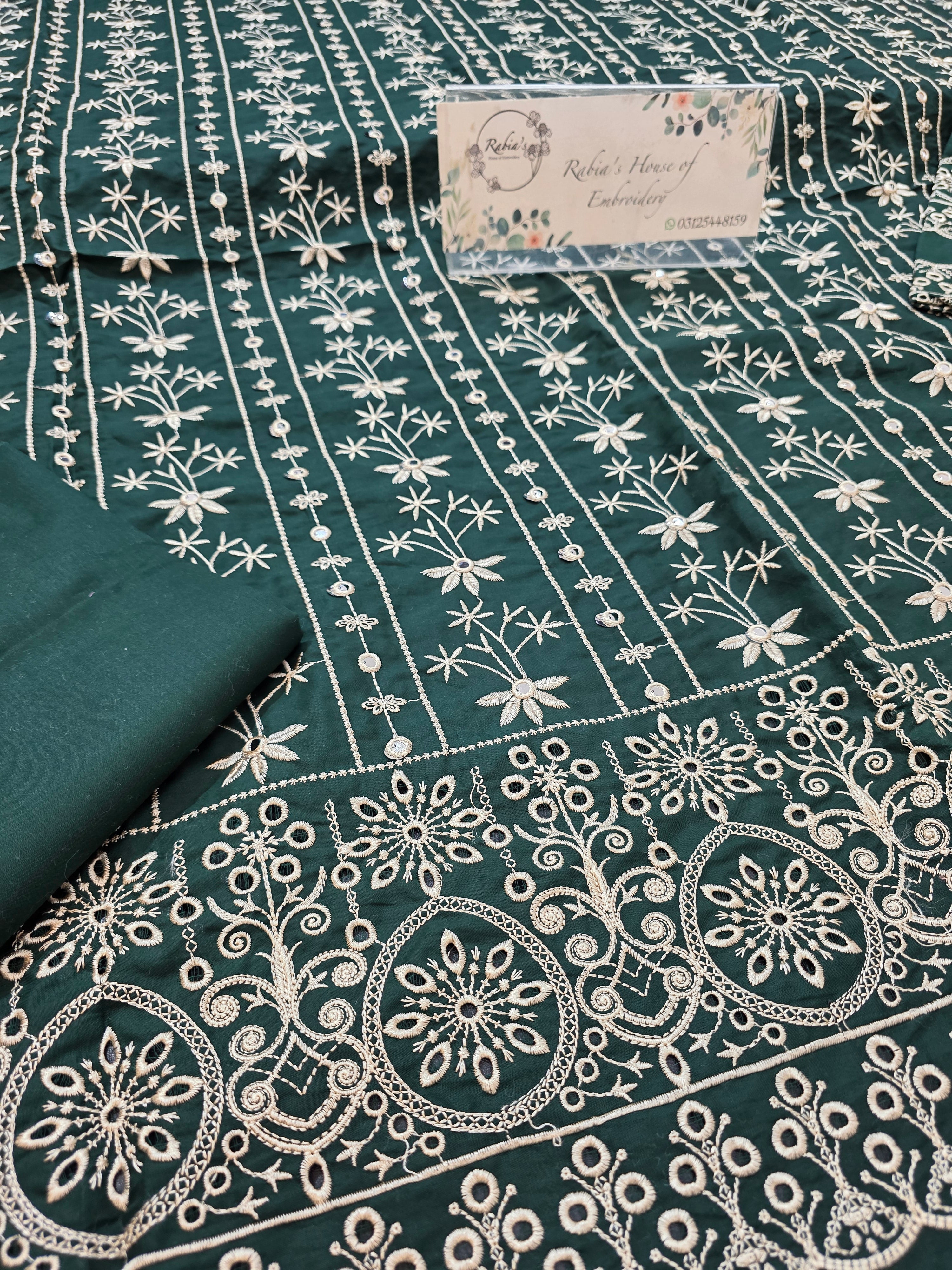 Lawn 4pc with chiffon duppatta