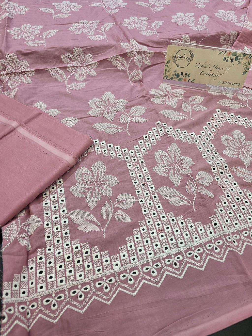 Lawn 4pc with chiffon duppatta