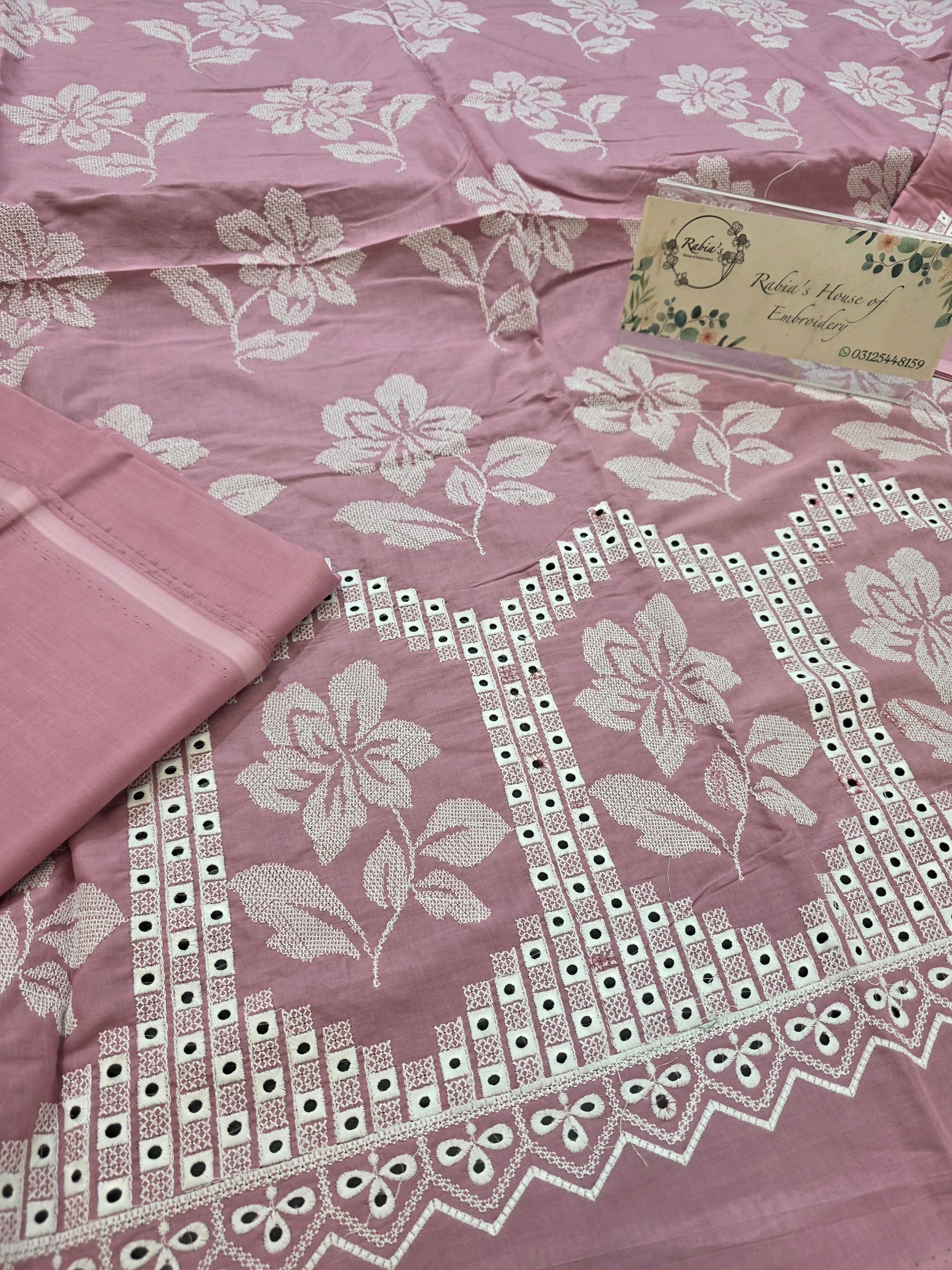 Lawn 4pc with chiffon duppatta