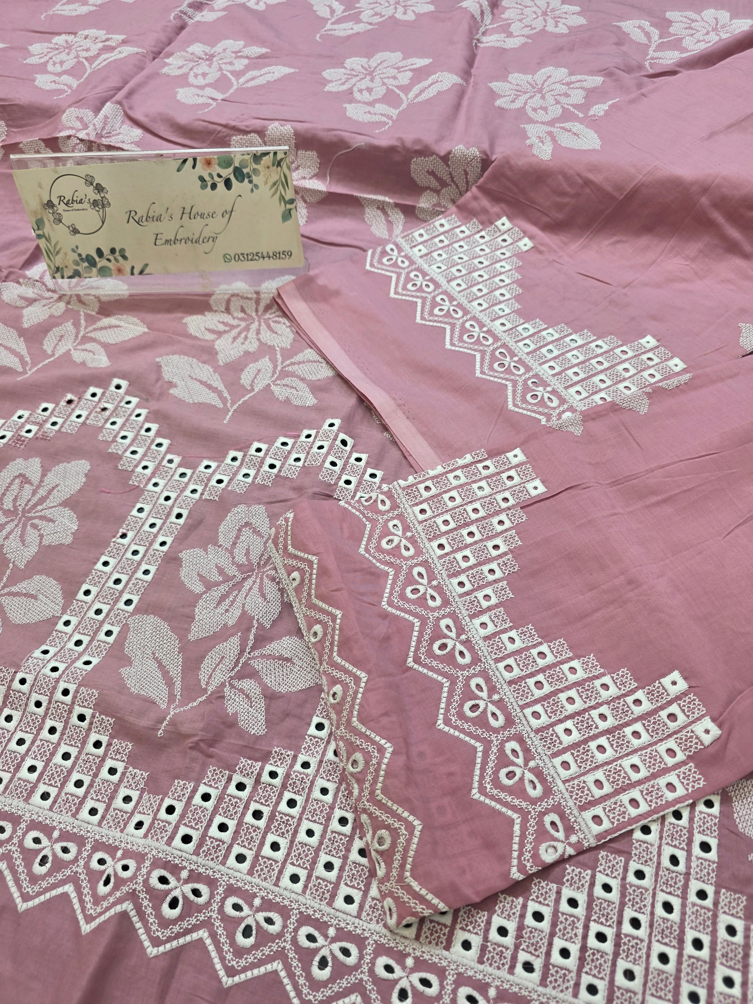 Lawn 4pc with chiffon duppatta