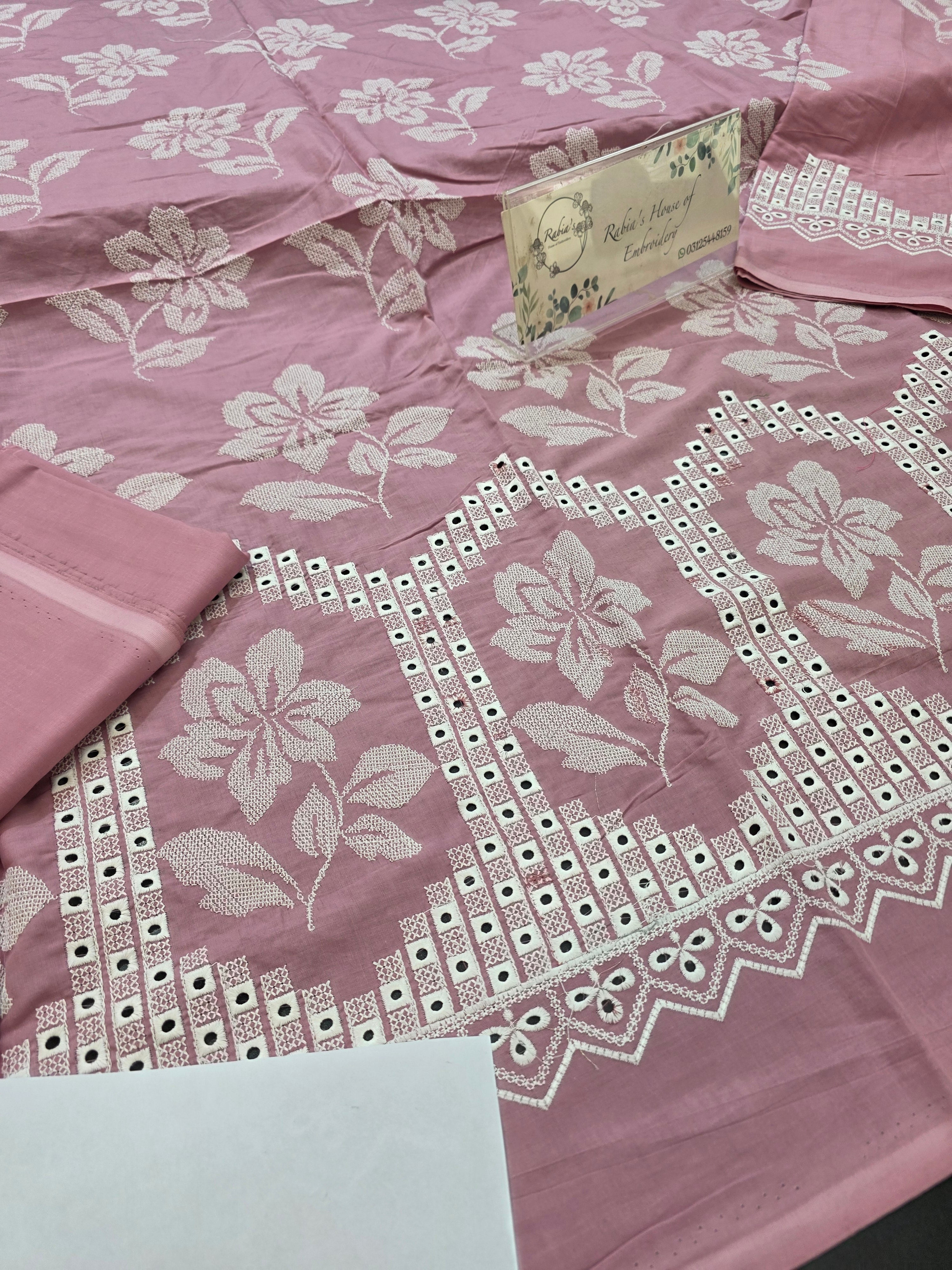 Lawn 4pc with chiffon duppatta