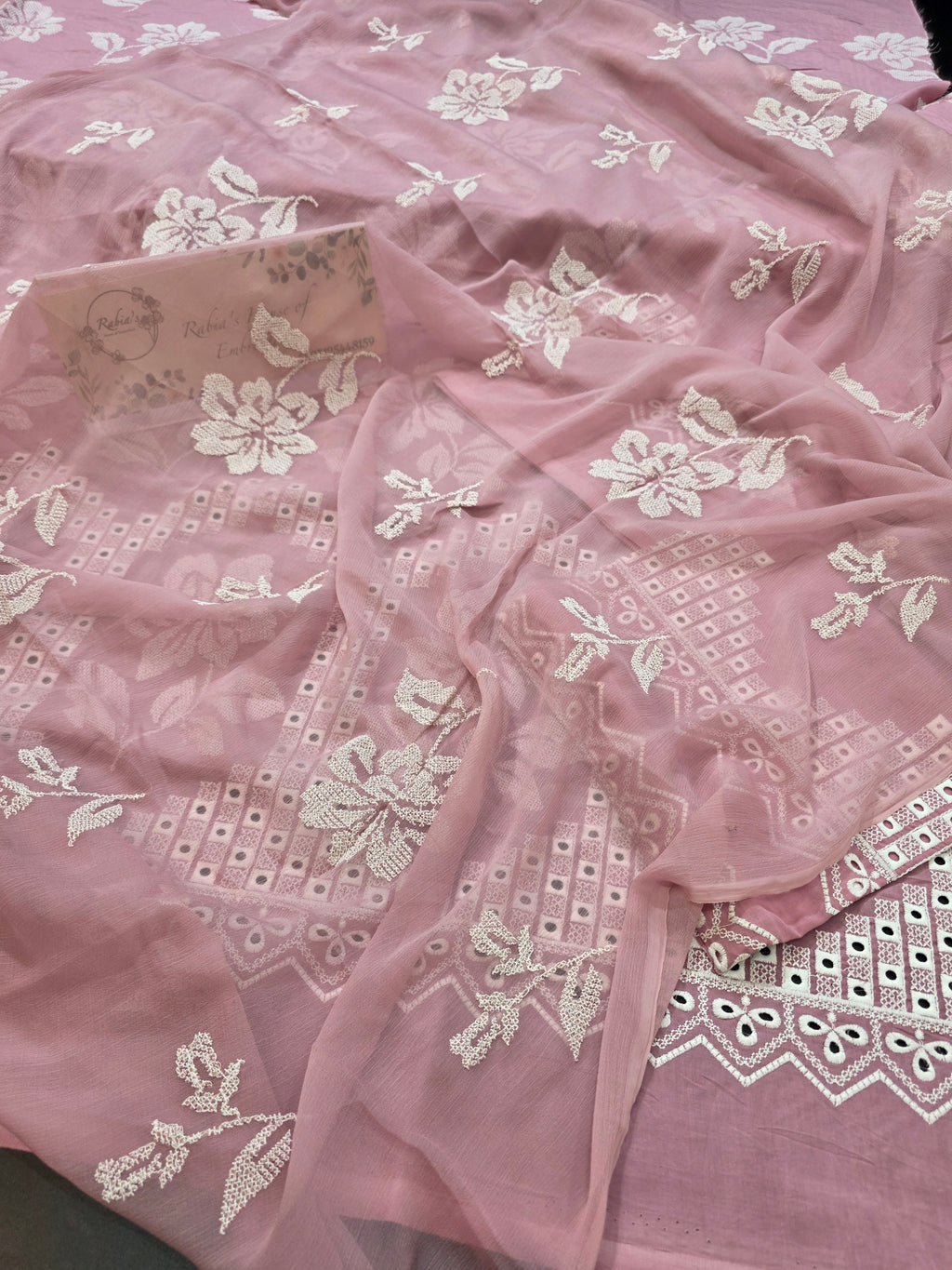 Lawn 4pc with chiffon duppatta