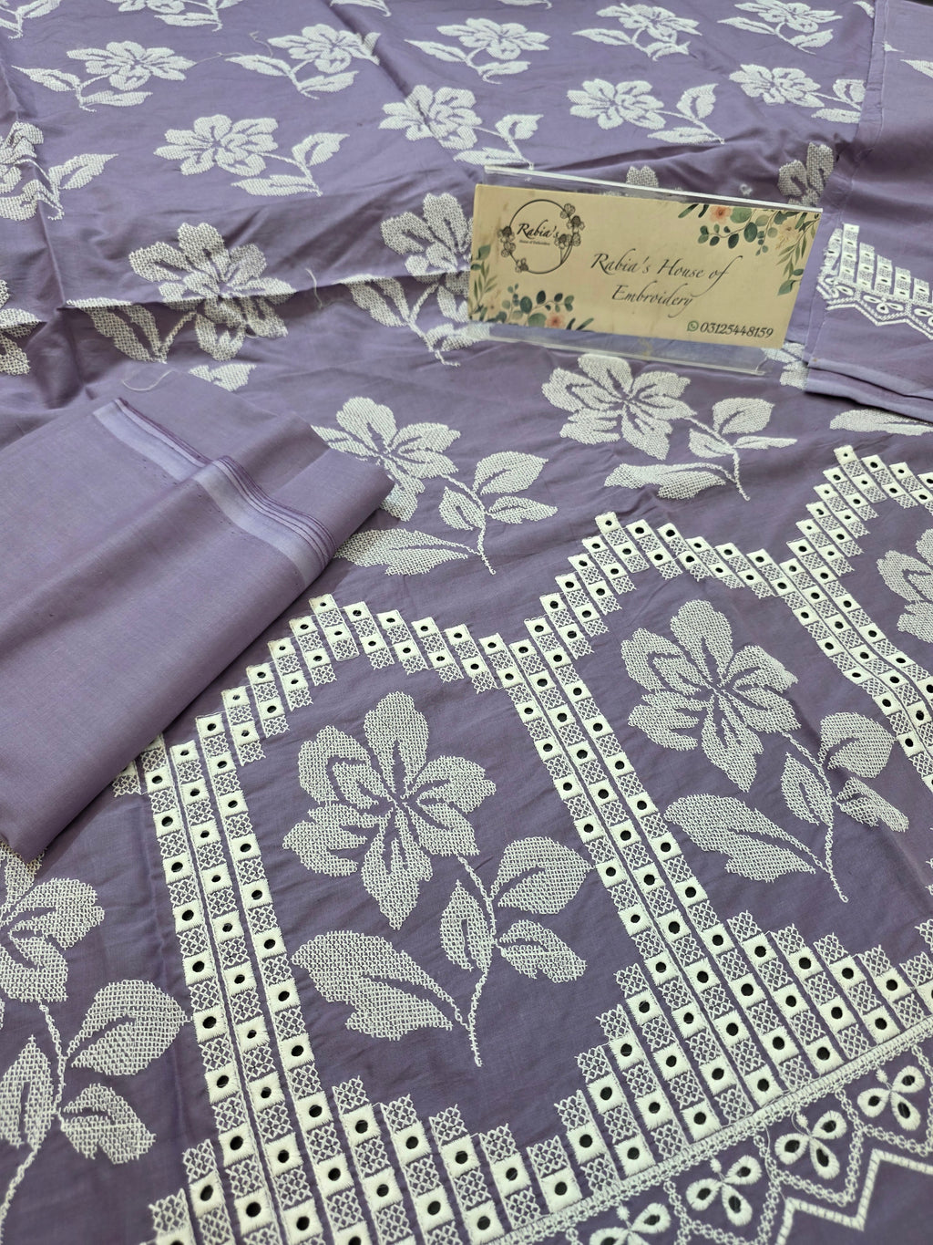 Lawn 4pc with chiffon duppatta