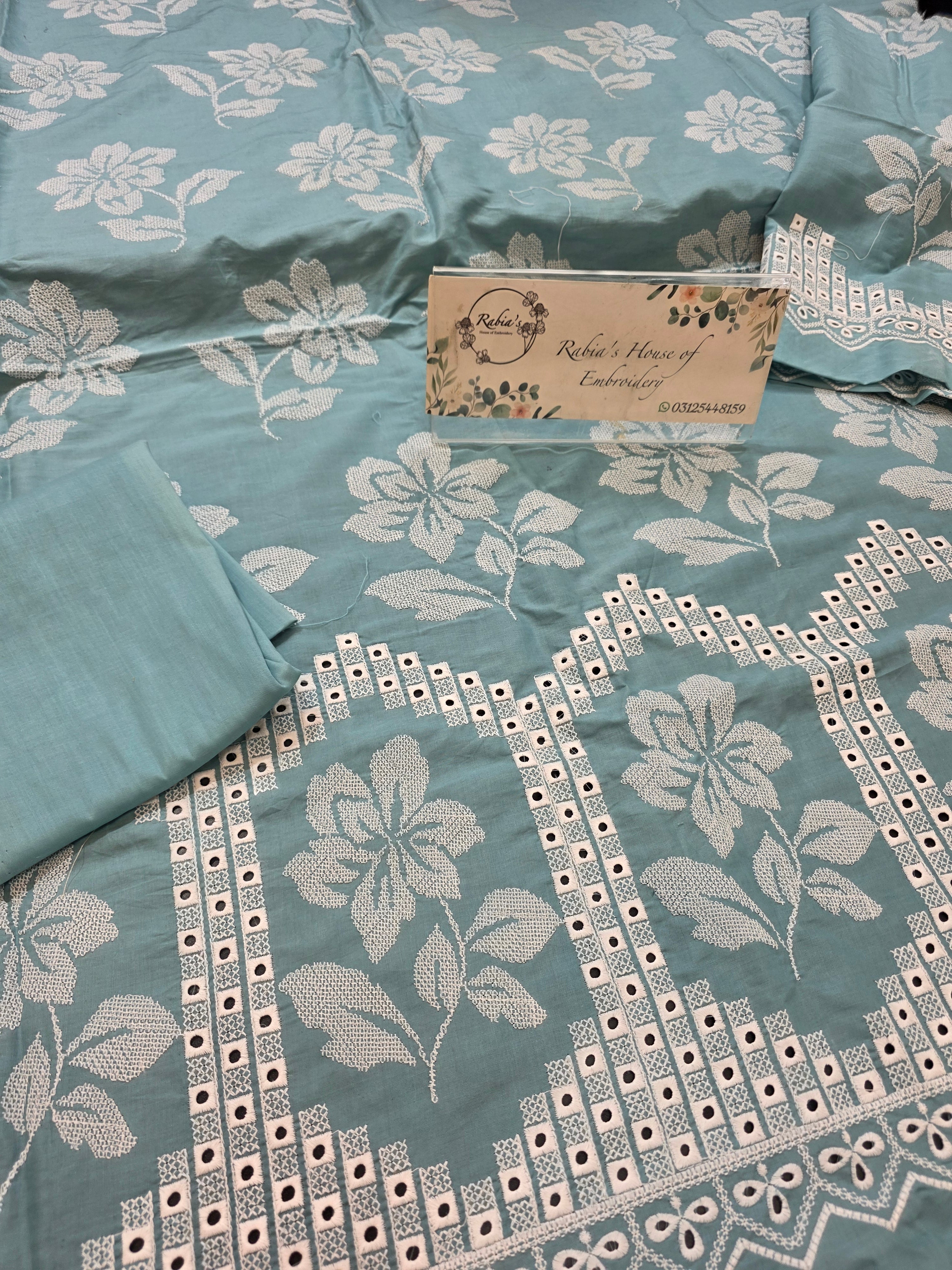 Lawn 4pc with chiffon duppatta