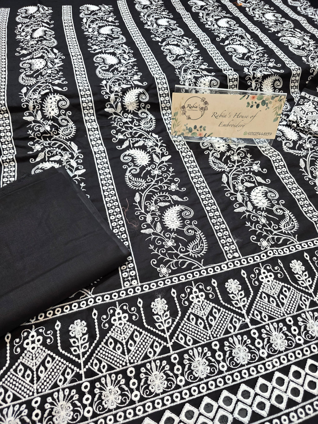 Lawn 4pc with chiffon duppatta