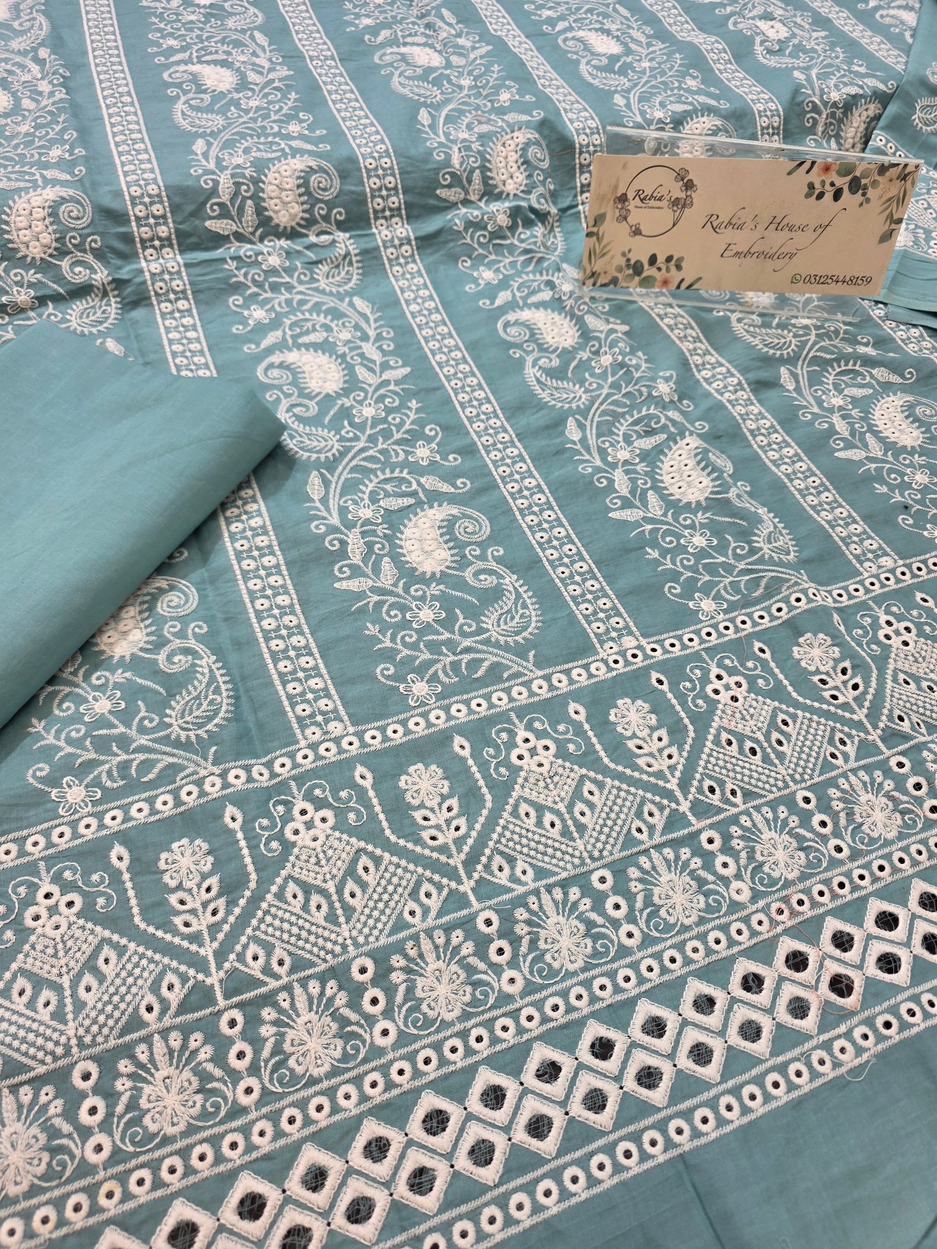 Lawn 4pc with chiffon duppatta