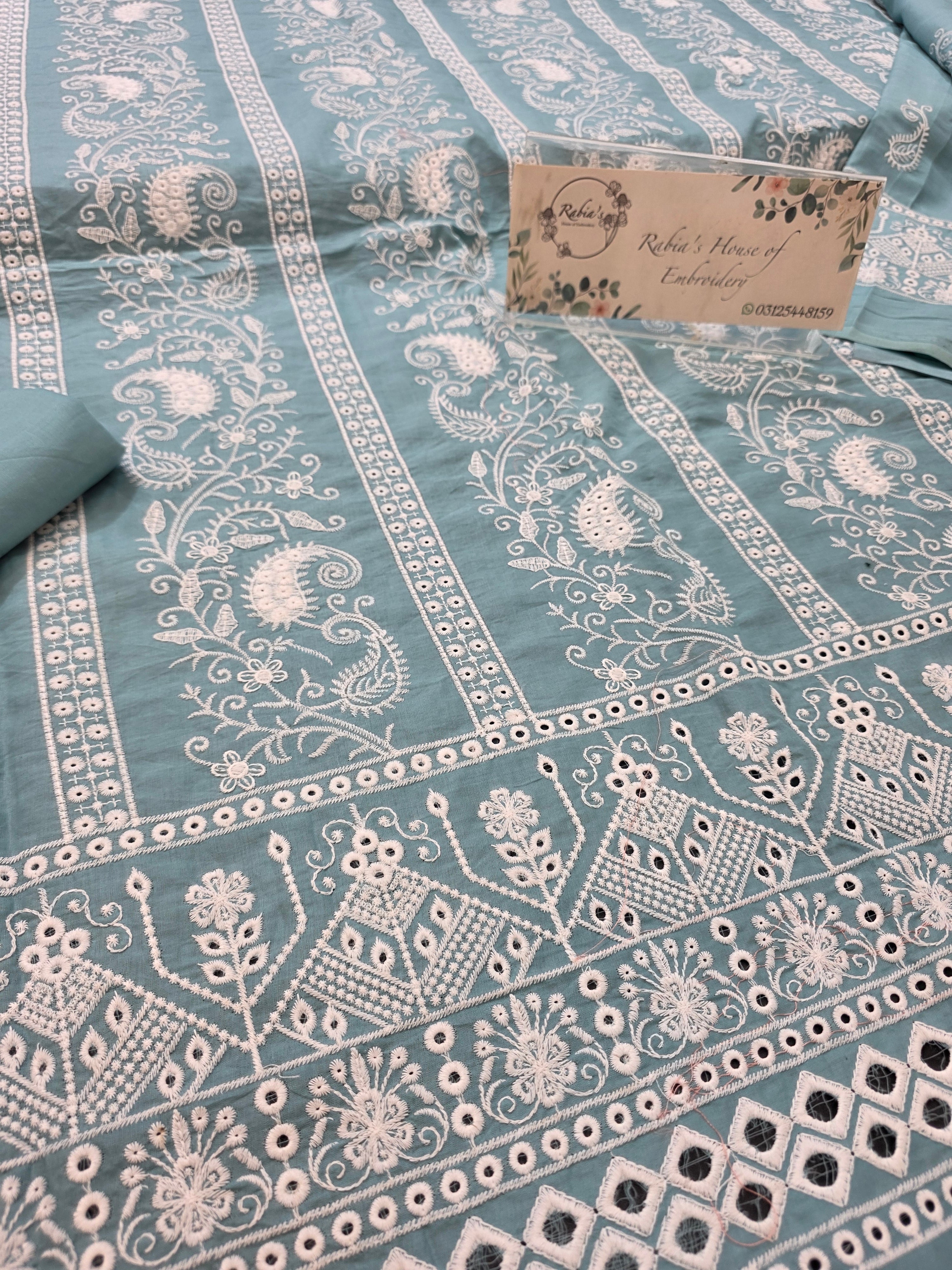 Lawn 4pc with chiffon duppatta