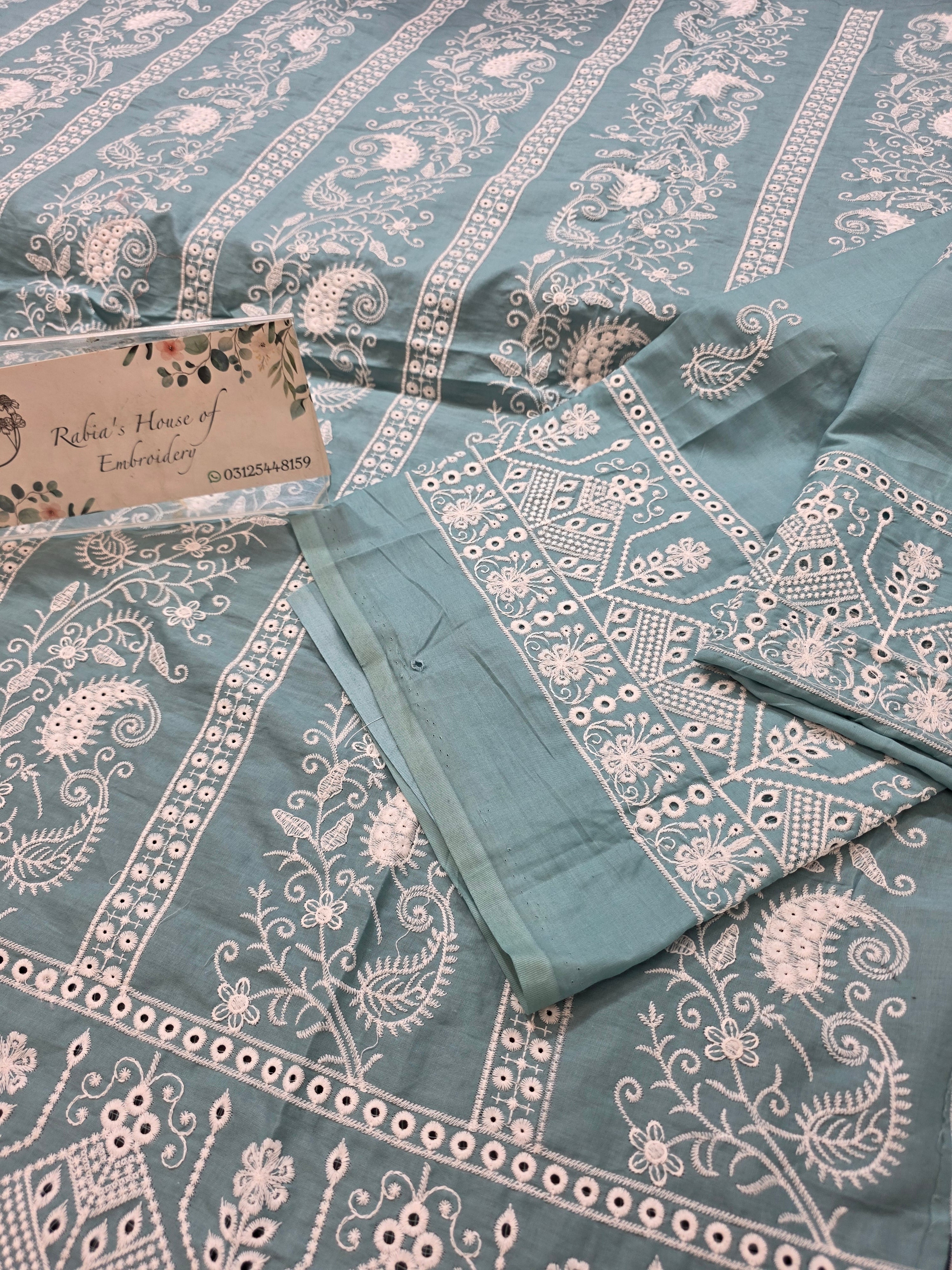 Lawn 4pc with chiffon duppatta