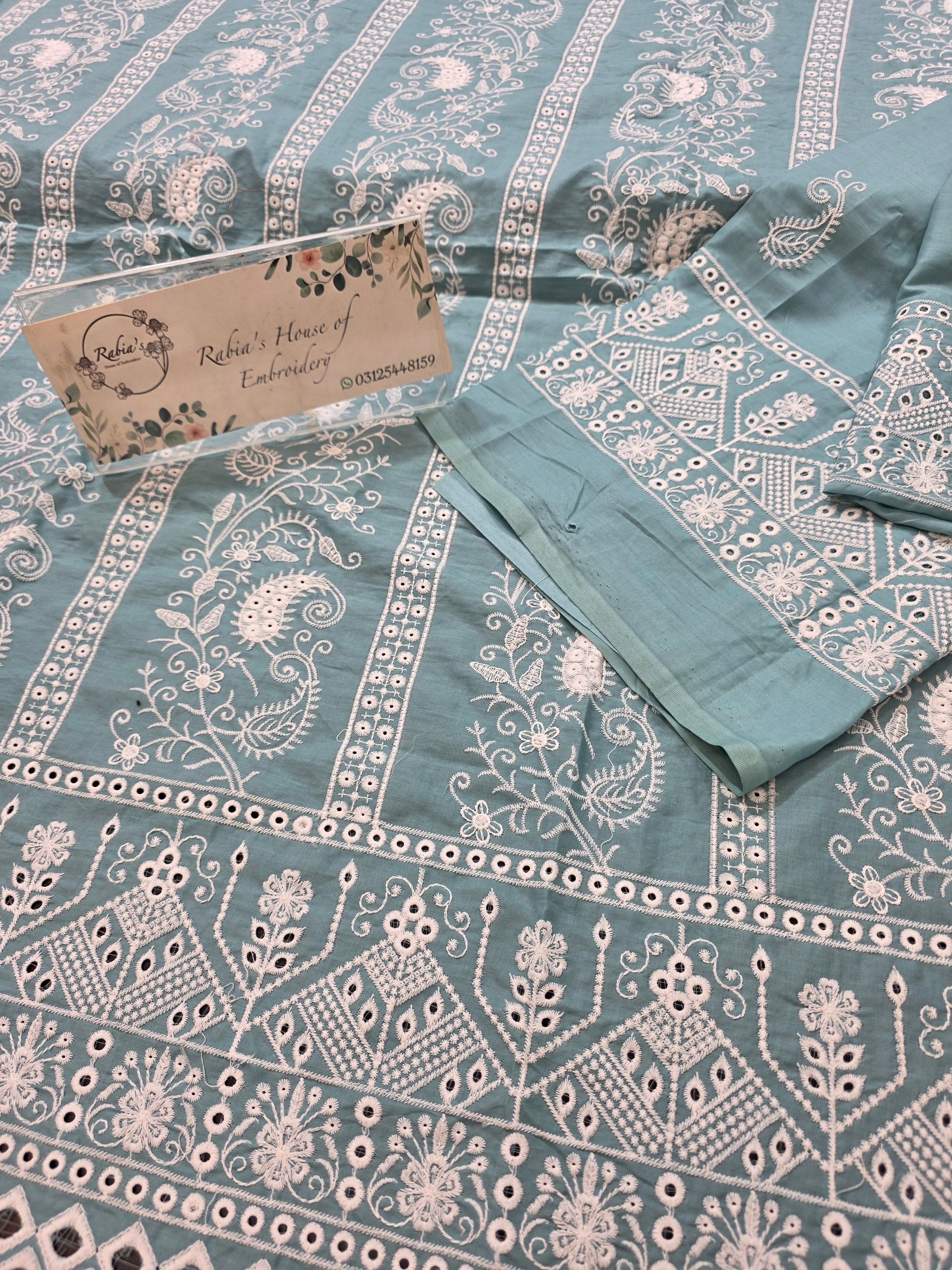 Lawn 4pc with chiffon duppatta