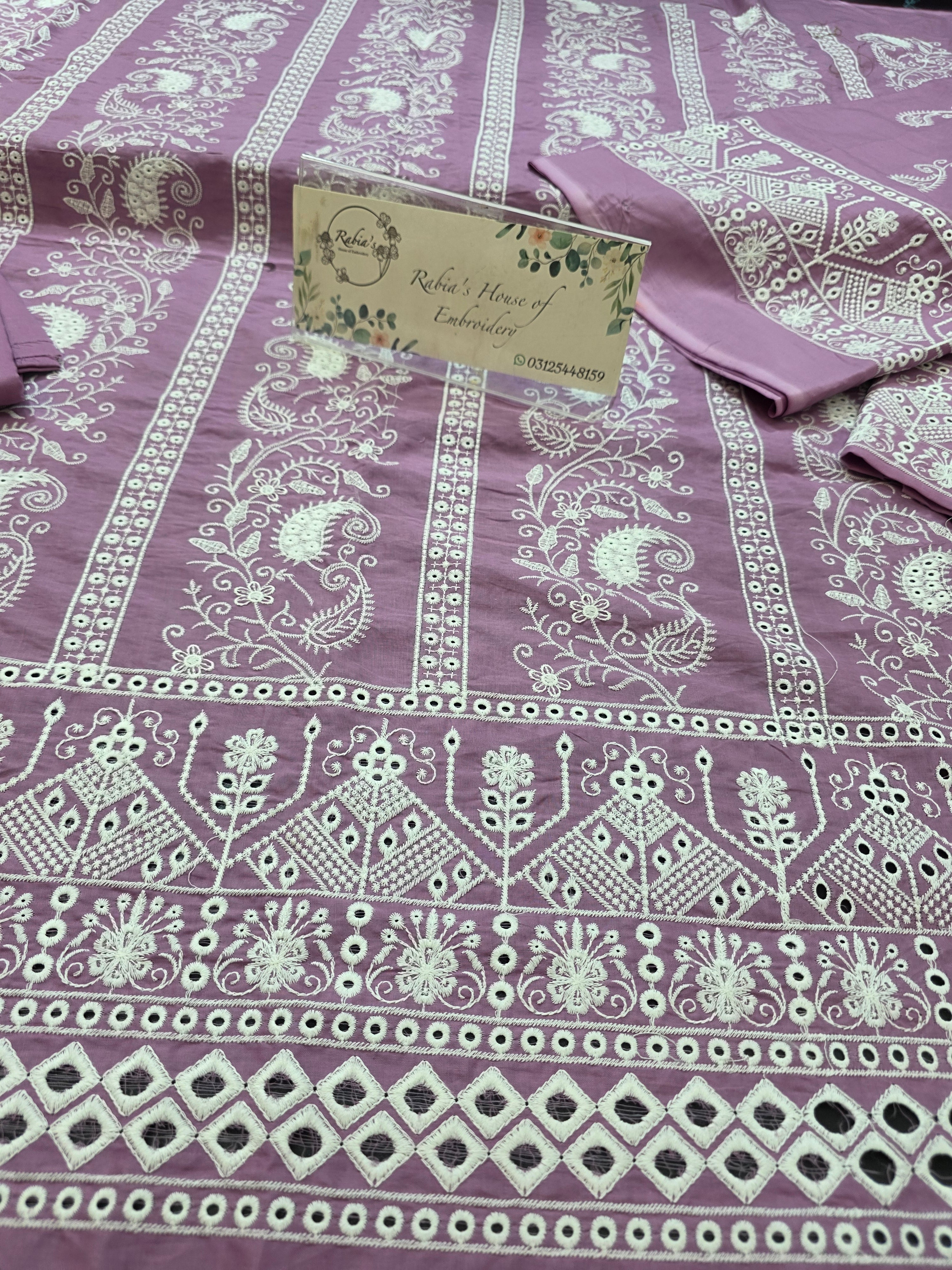 Lawn 4pc with chiffon duppatta