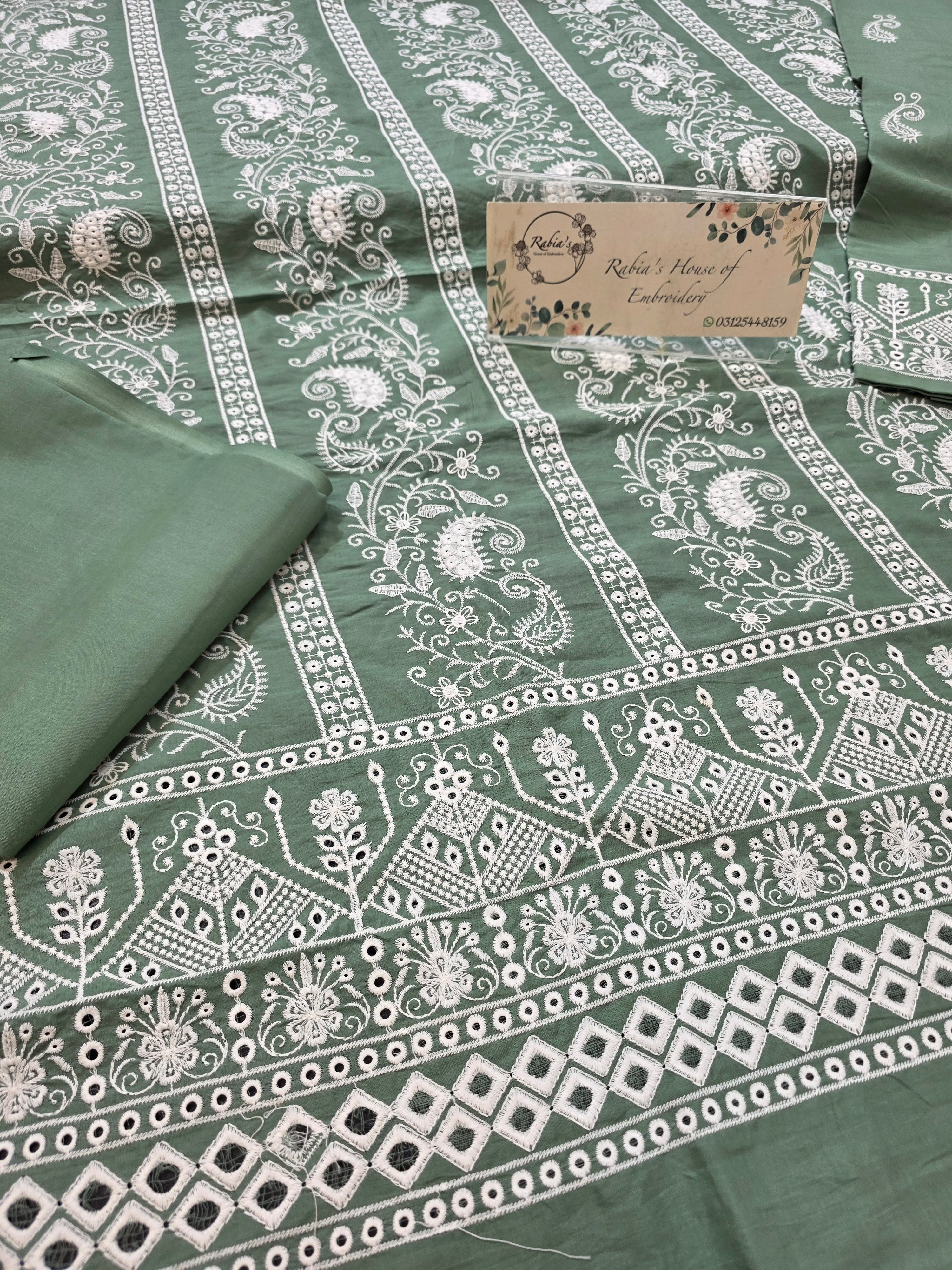 Lawn 4pc with chiffon duppatta