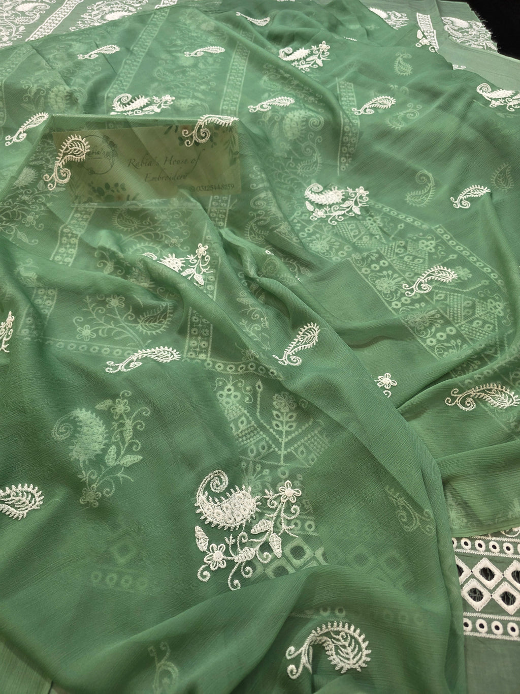 Lawn 4pc with chiffon duppatta