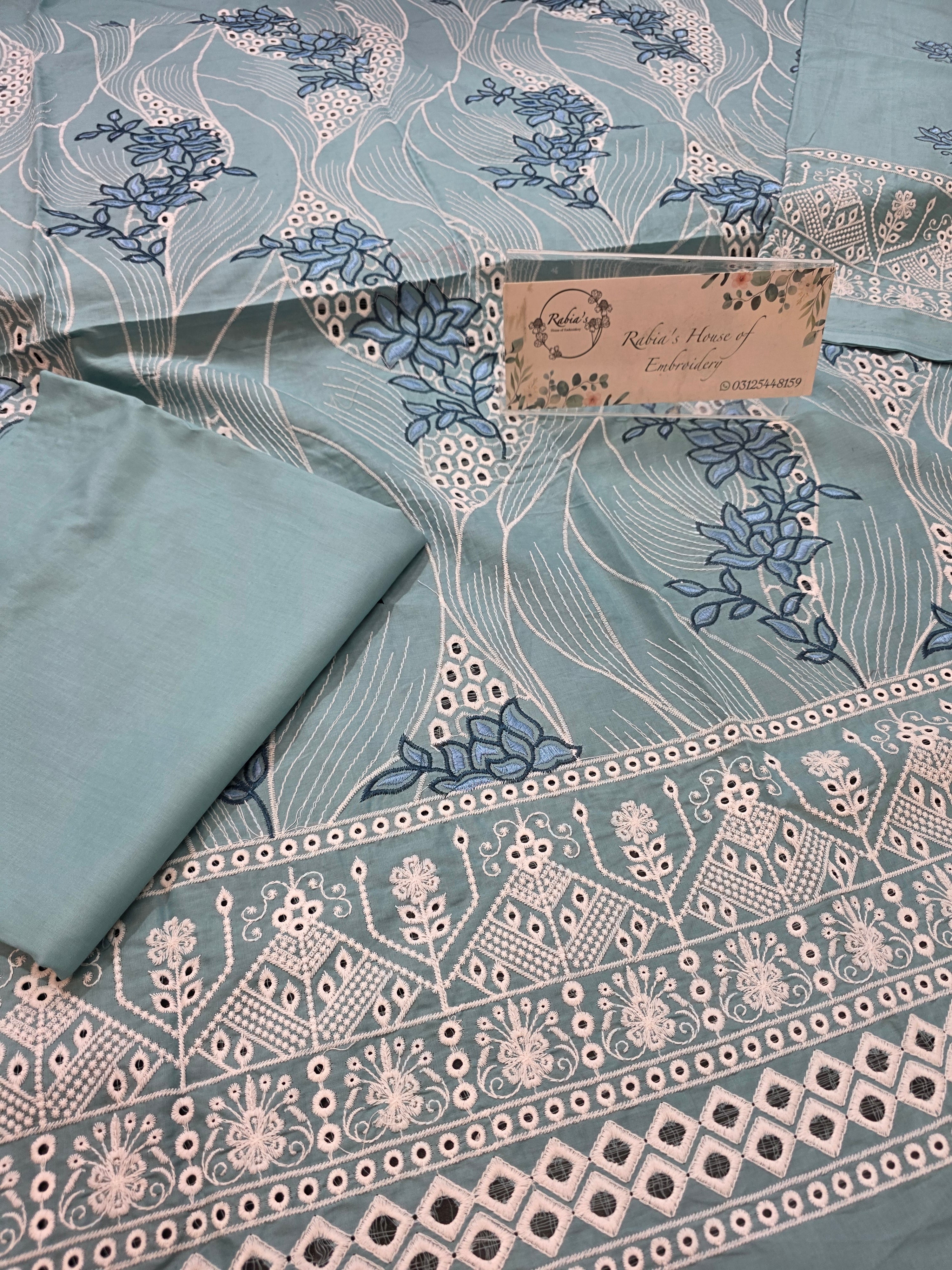 Lawn 4pc with chiffon duppatta