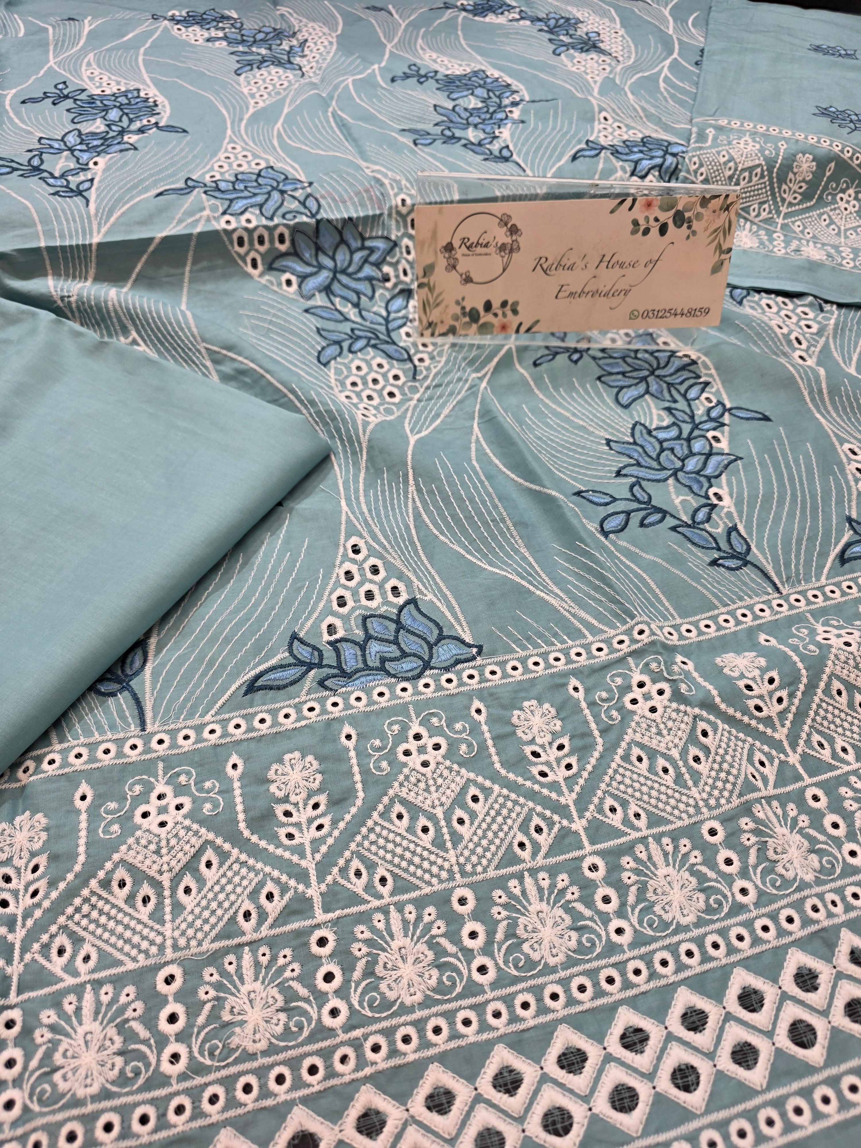 Lawn 4pc with chiffon duppatta
