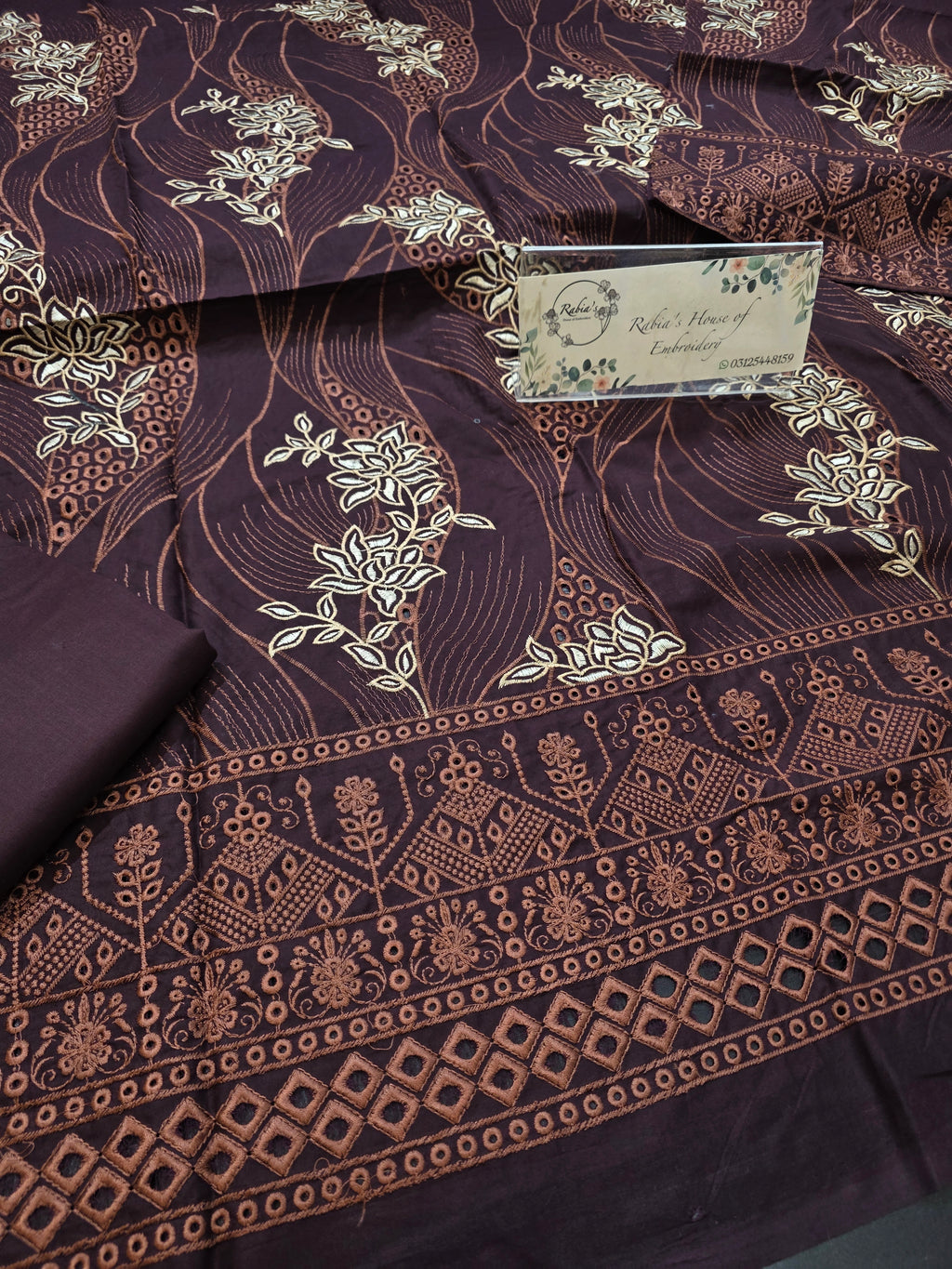 Lawn 4pc with chiffon duppatta